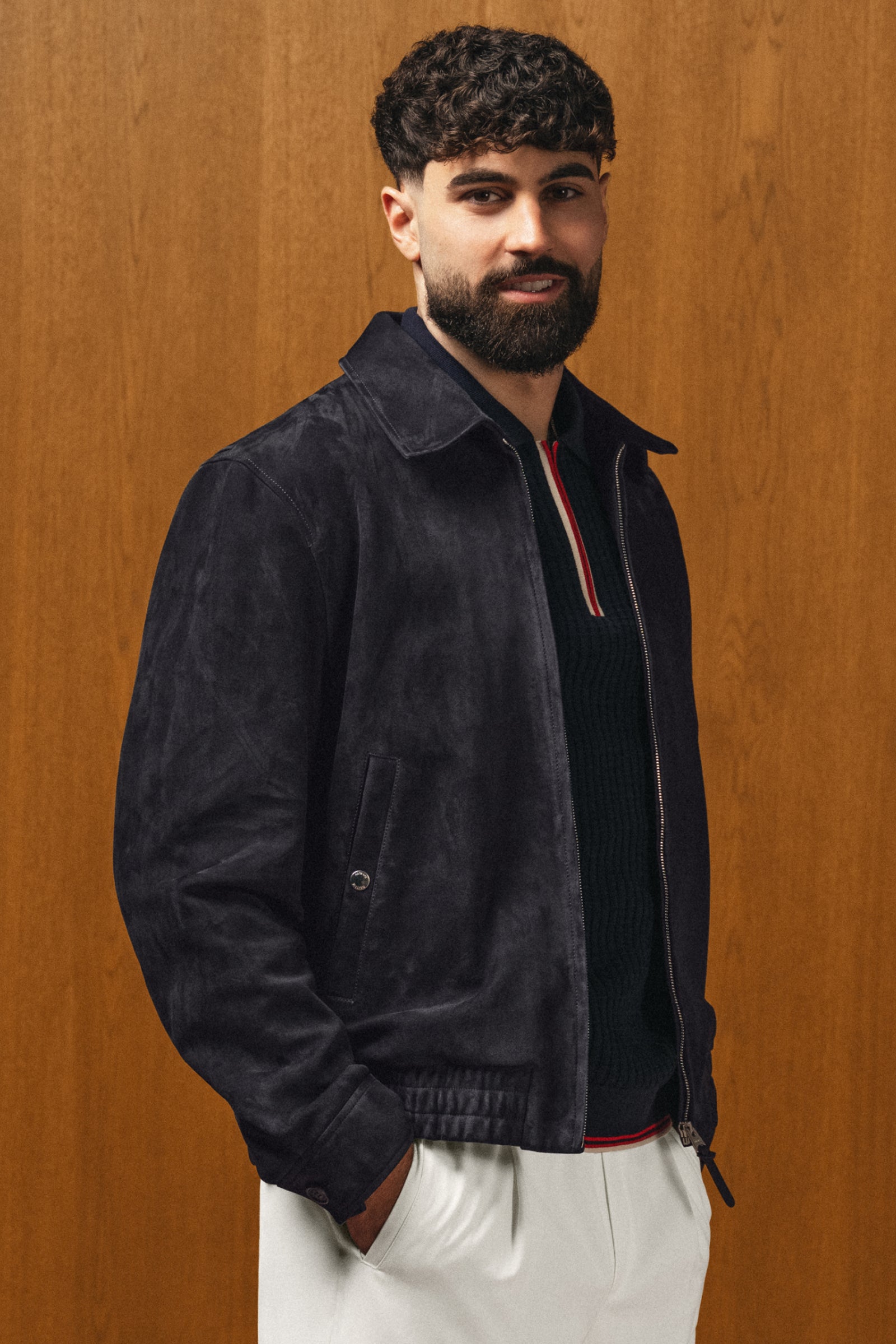 ジャケット・アウター Italy Suede Leather Bomber Jacket 50 GIOVANNI-SU Suede Bomber Jacket for Men | Mackage® CA