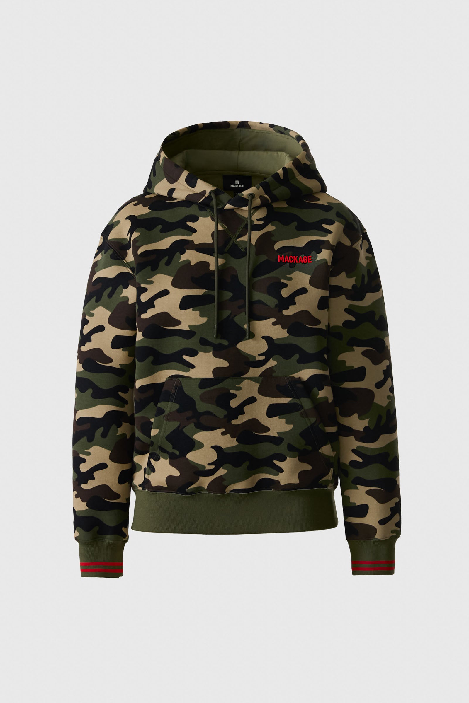 KRYSTIANA-CAMO Double-Face Jersey Hoodie for Women | Mackage® CA