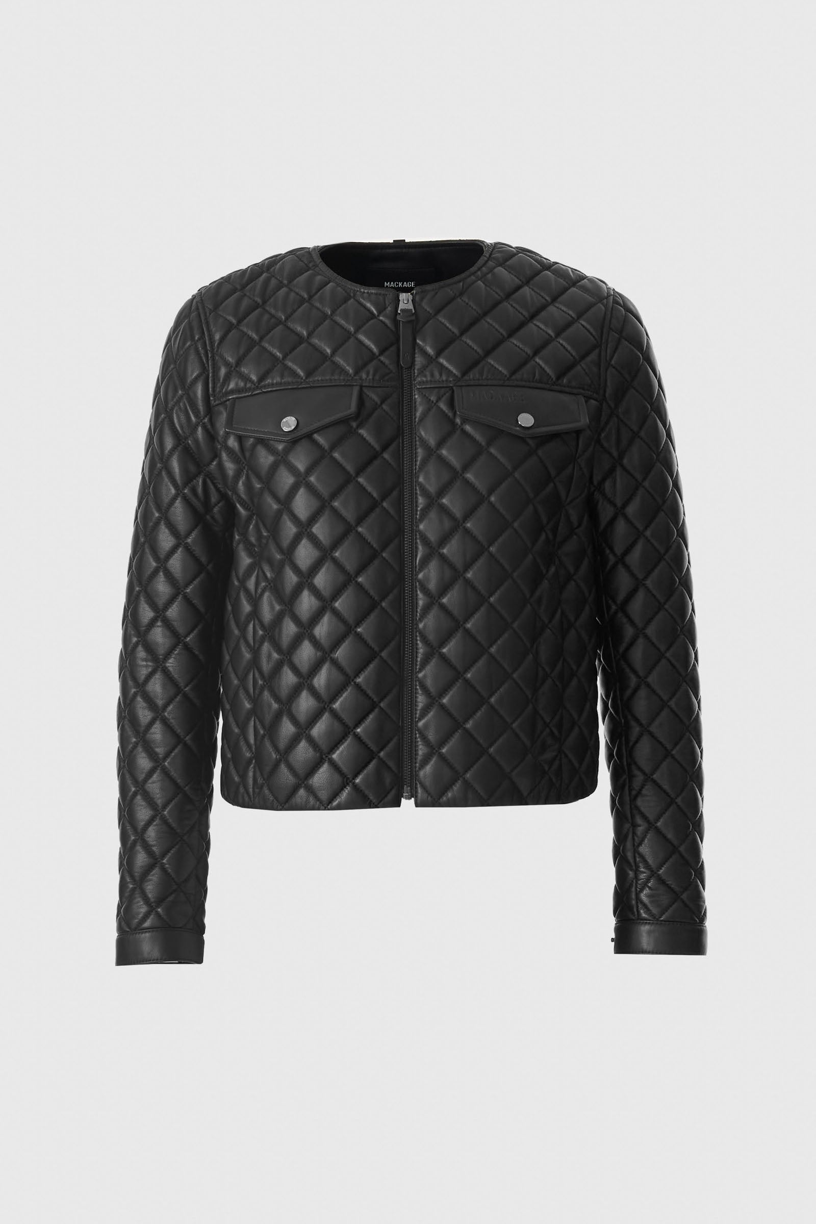 LENA Quilted Leather Cropped Jacket for Women | Mackage® CA