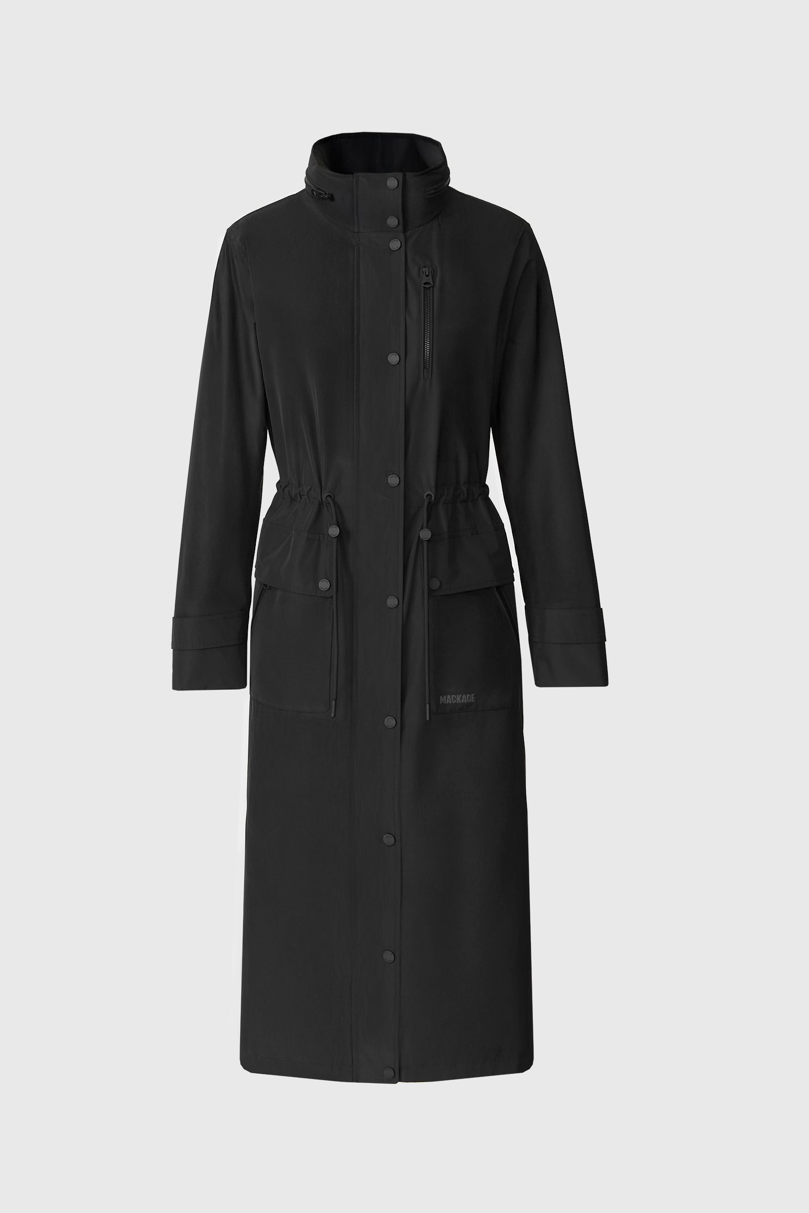 MAGDELENA Maxi-Length Rain Jacket for Women | Mackage® CA