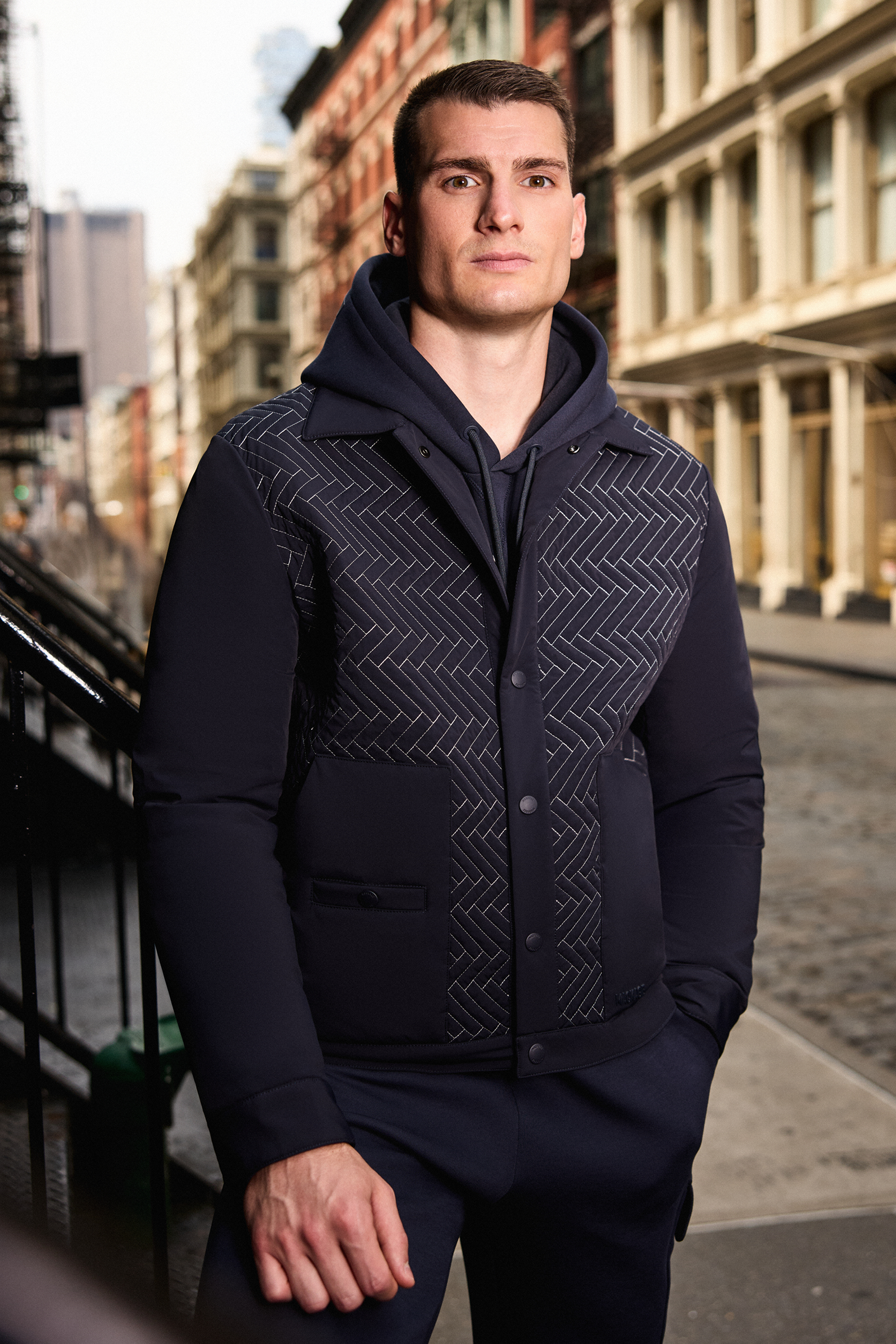 MAXWELL Quilted Down Shirt Jacket for Men Mackage Canada