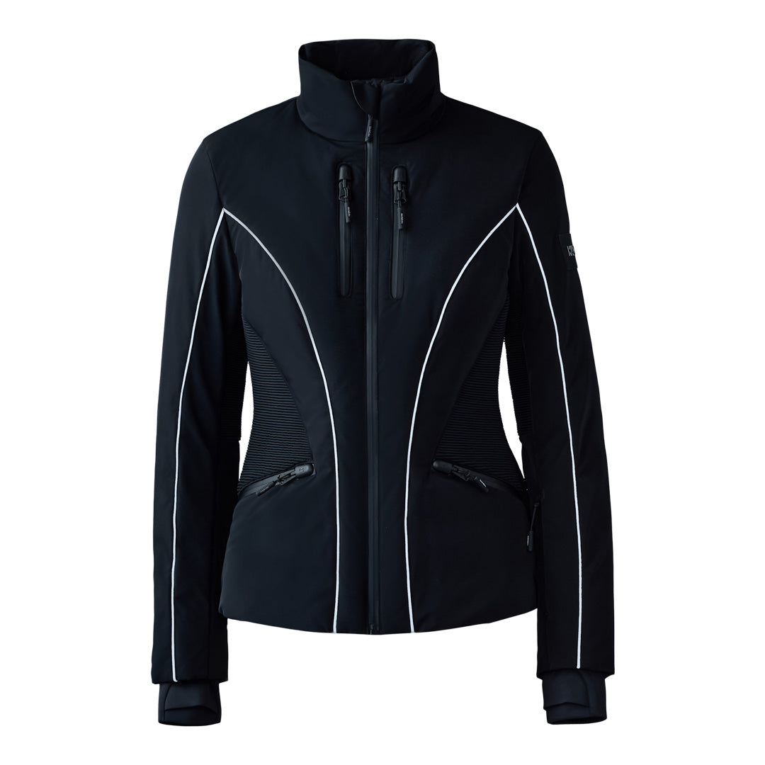 Sandra, smocked detailed technical ski jacket | Mackage® Canada
