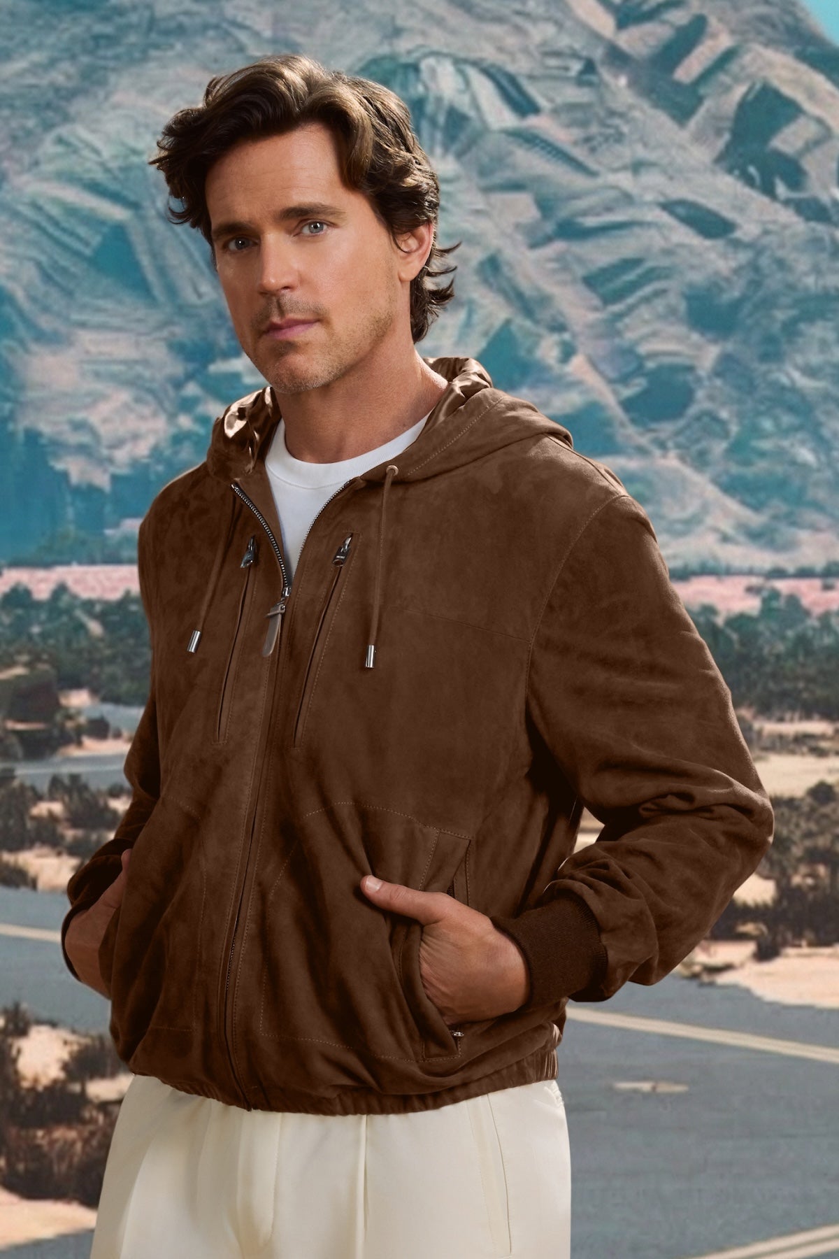 SYLAS-SU Suede Hooded Jacket for Men | Mackage® CA