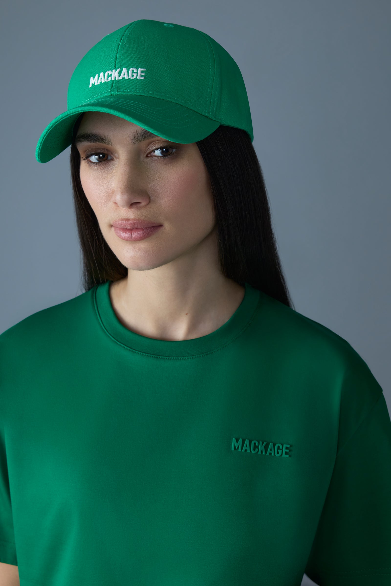 Mackage Men TEE-R Tee-shirt with Mackage silicone logo Cream