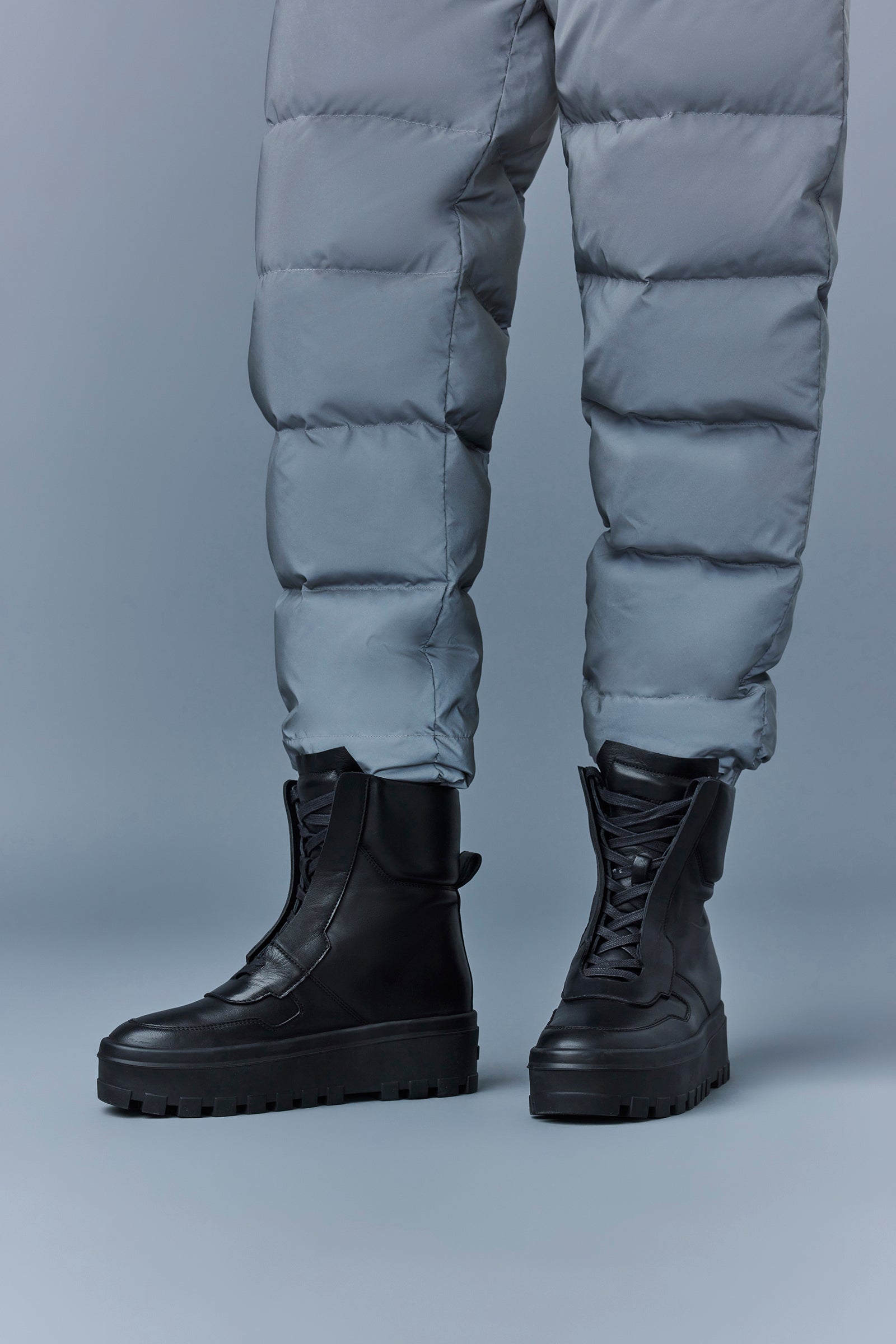 Ekon, Leather mid-calf lace-up boots for ladies Mackage® Canada