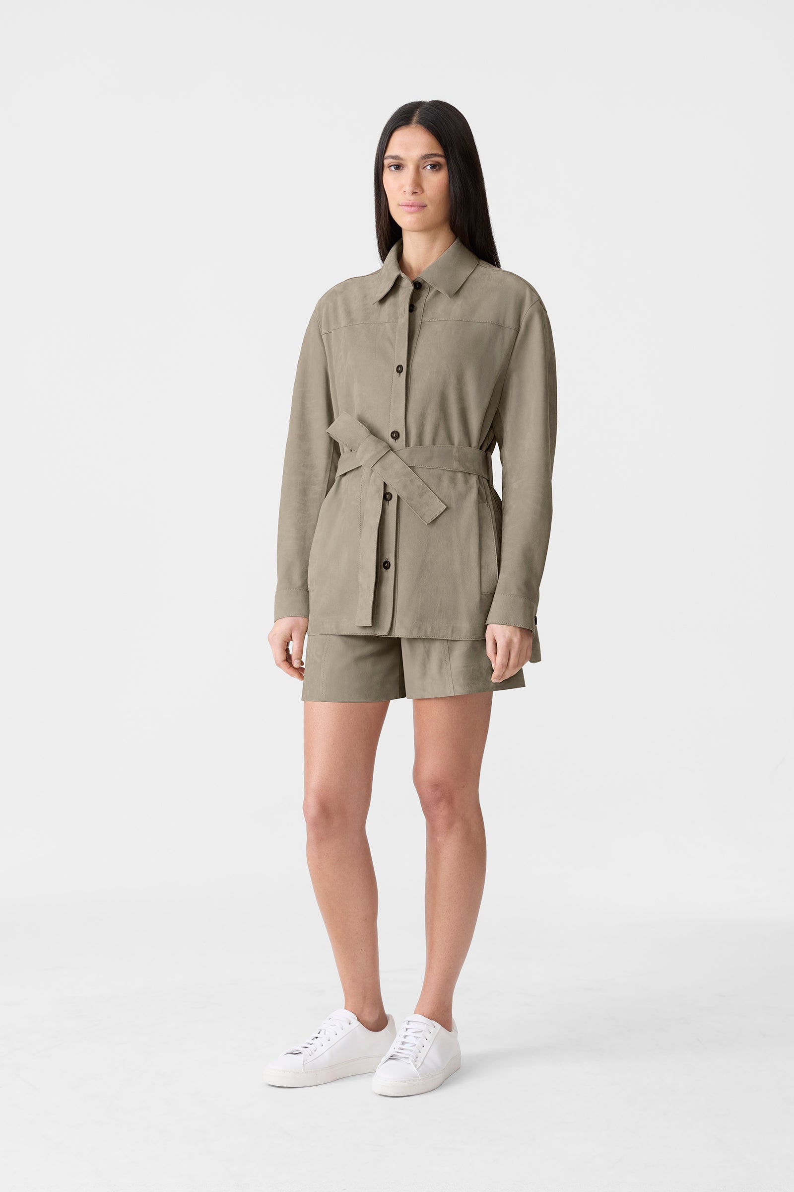AZALIA-SU Belted Suede Shirt Jacket for Women | Mackage® CA AZALIA-SU Belted Suede Shirt Jacket for Women | Mackage® CA