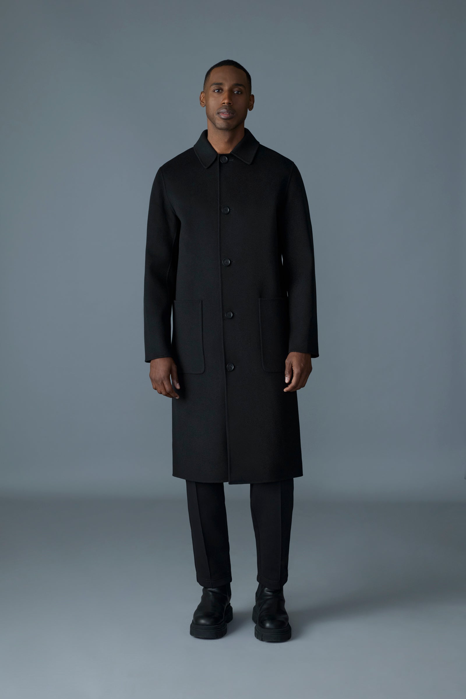 Beckett - Handmade Wool Overcoat | Mackage® CA