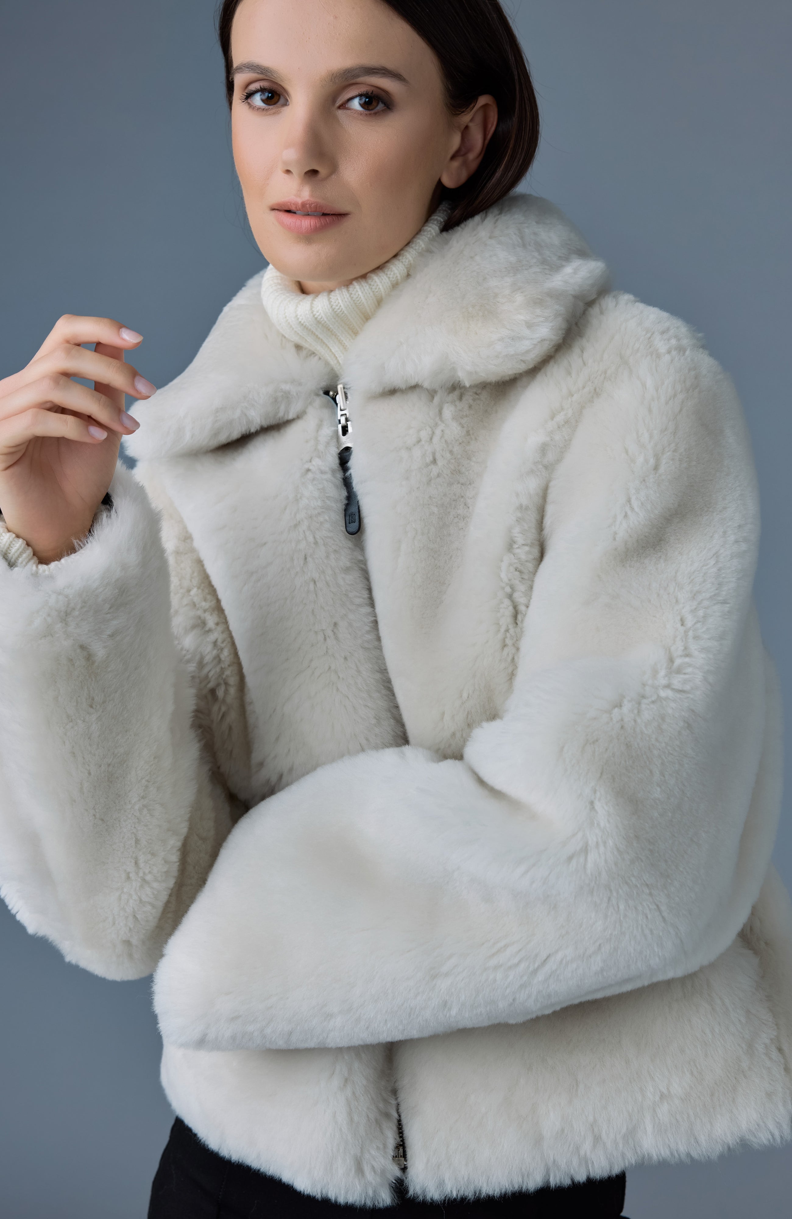 BETTY 2-in-1 reversible leather shearling jacket | Mackage® CA