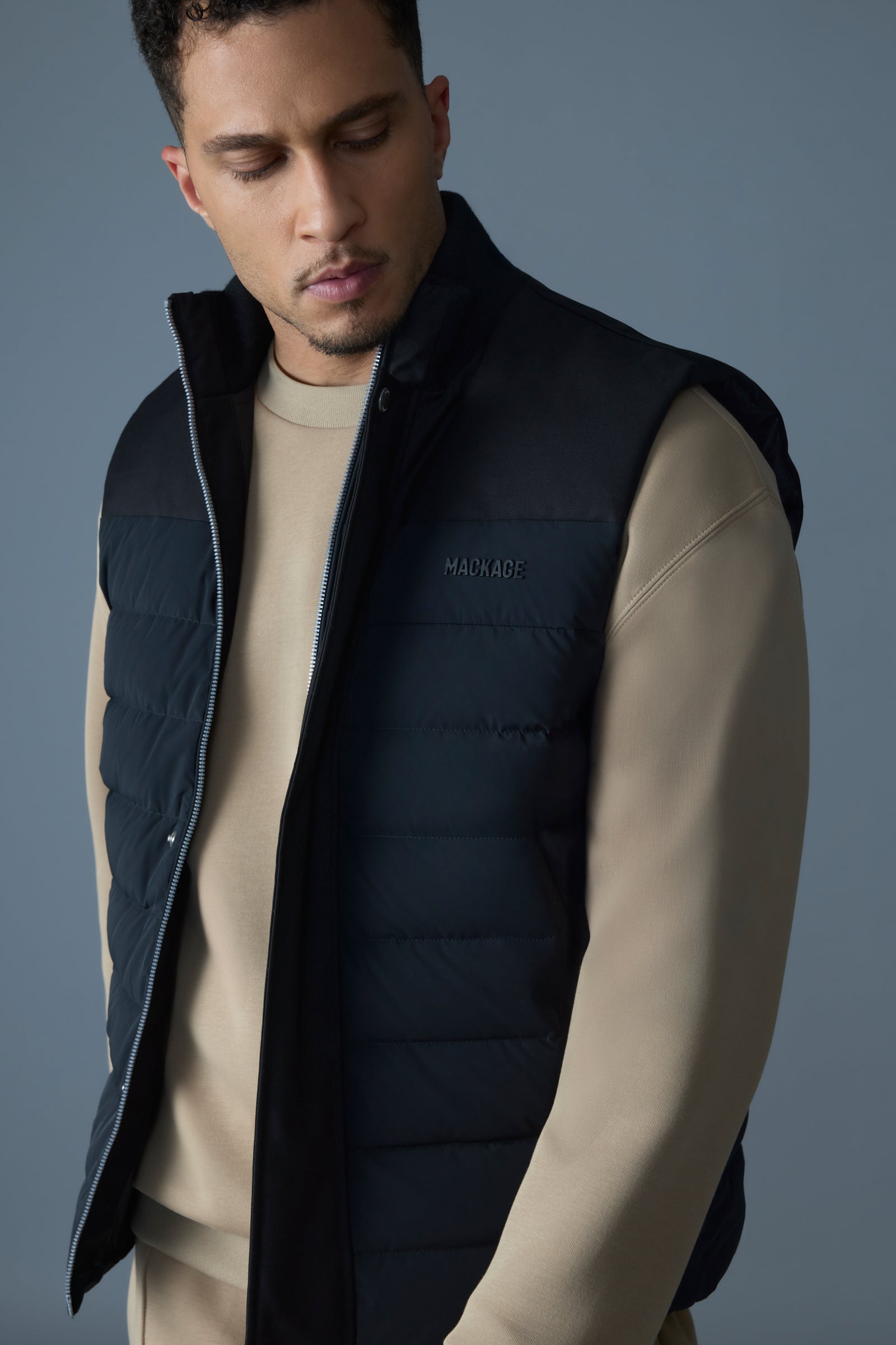 Brody Down-Filled Quilted Vest Mackage® CA