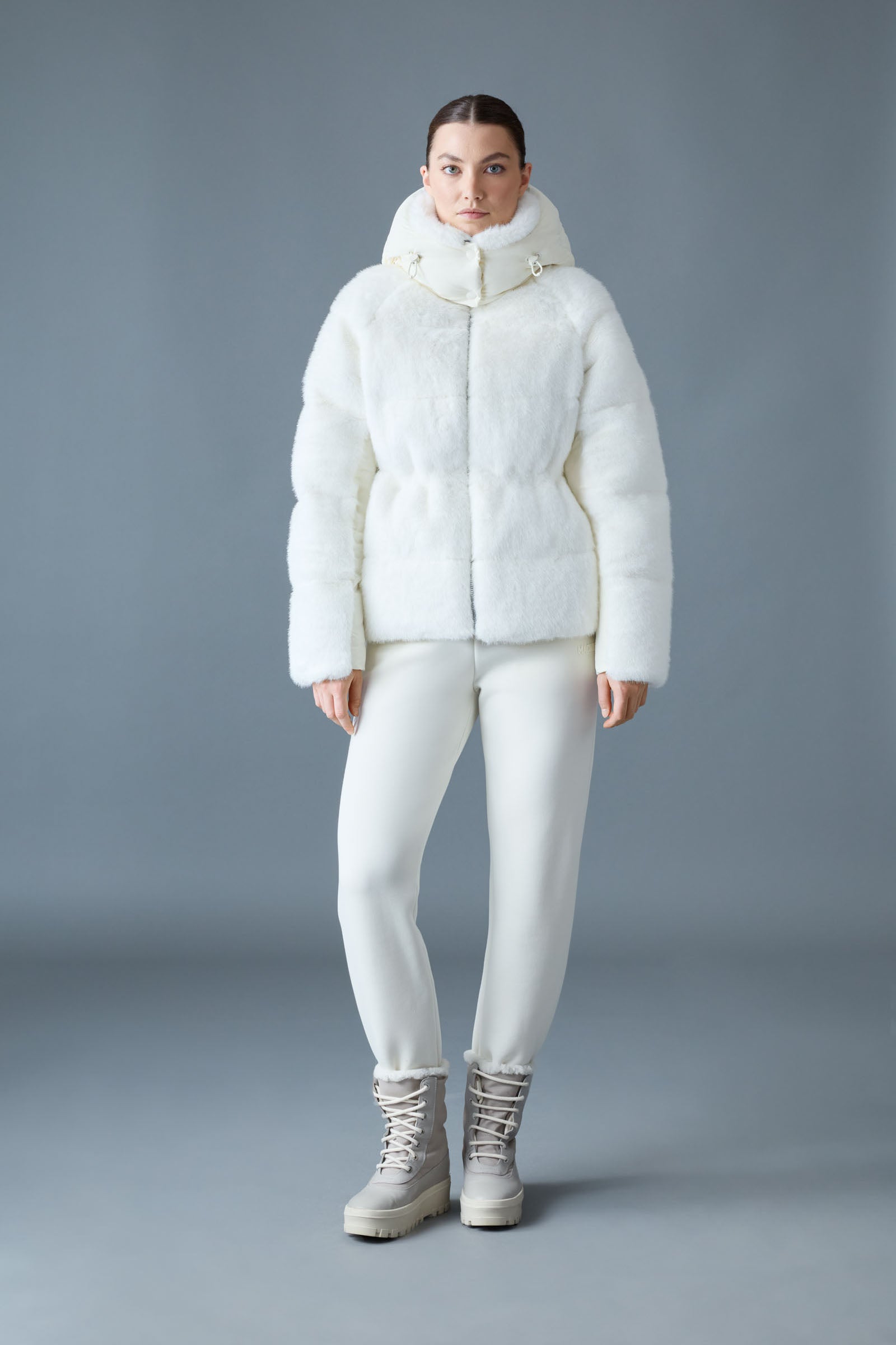 CASSIDY Quilted Down Jacket With Removable Hood for Women