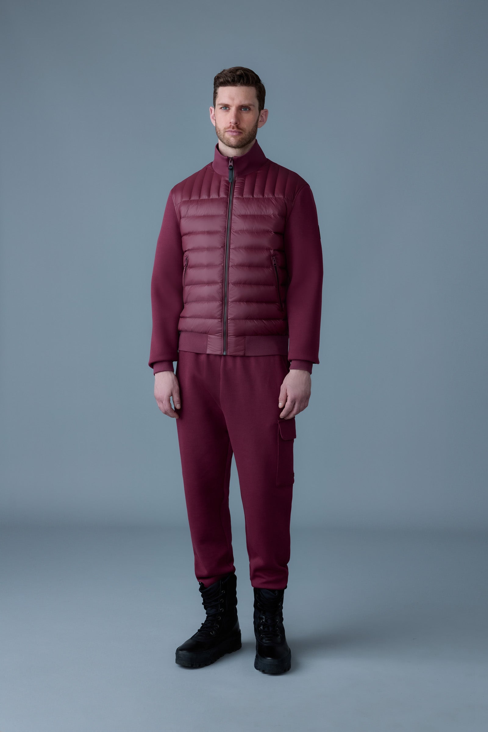 Collin-R, Nano down mixed media bomber jacket | Mackage® Canada