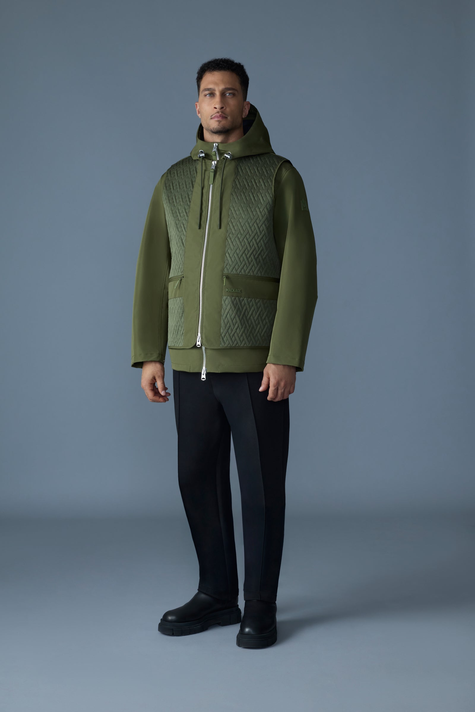 DIEGO - 3-In-1 Quilted Rain Jacket for Men | Mackage® CA