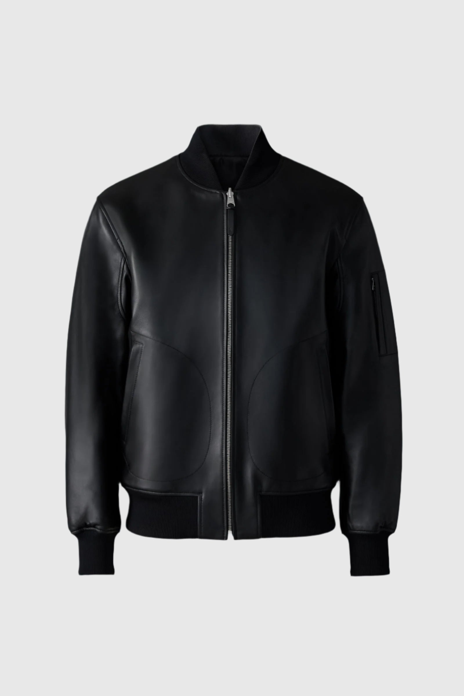 EASTON-SA - 2-In-1 Reversible Leather Bomber Jacket for Men