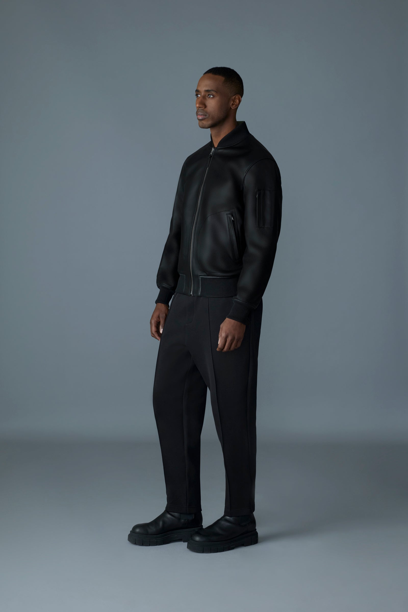 Easton-SA - 2-In-1 Reversible Leather Bomber Jacket | Mackage® CA