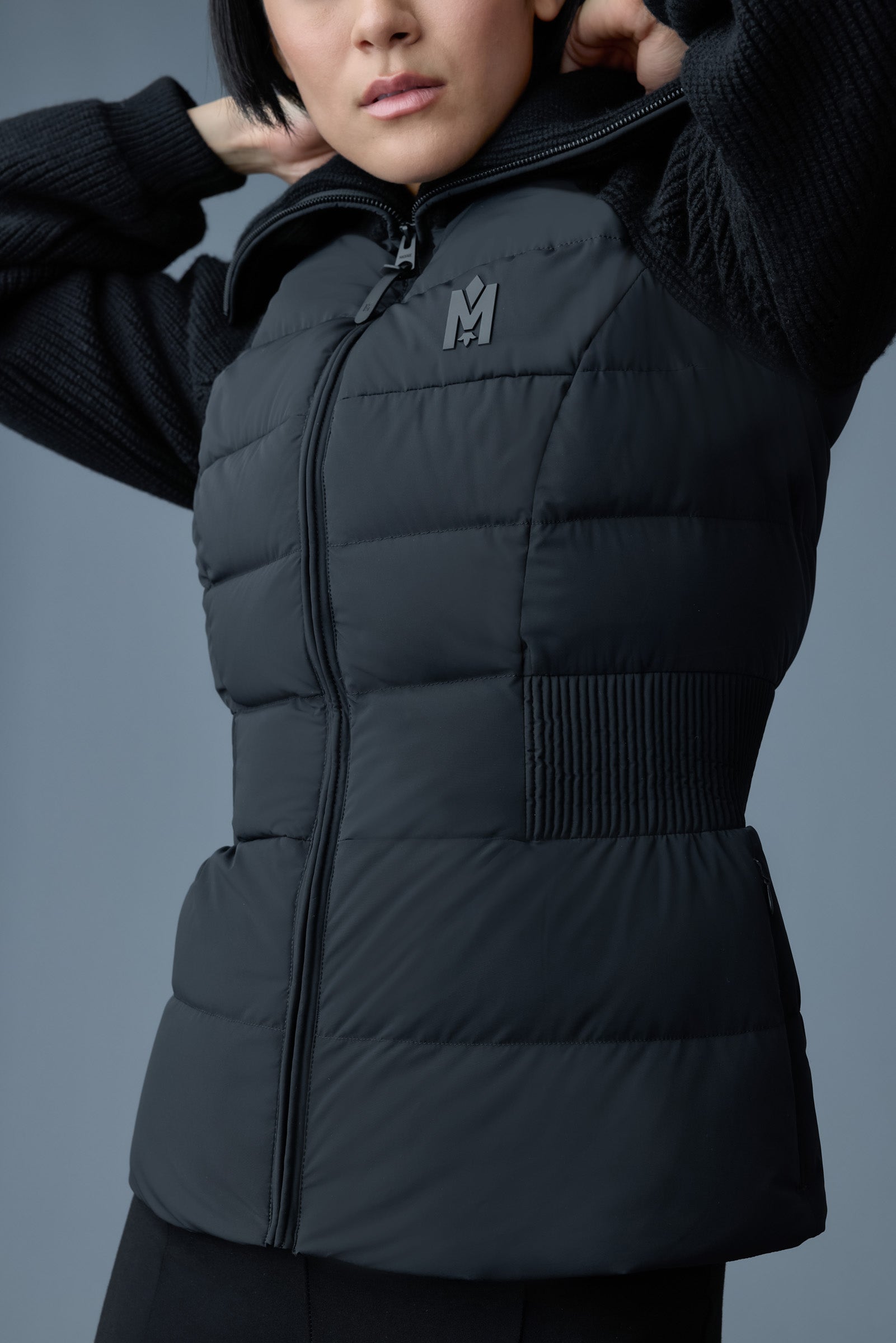 Foxy, light down mixed media jacket | Mackage® Canada