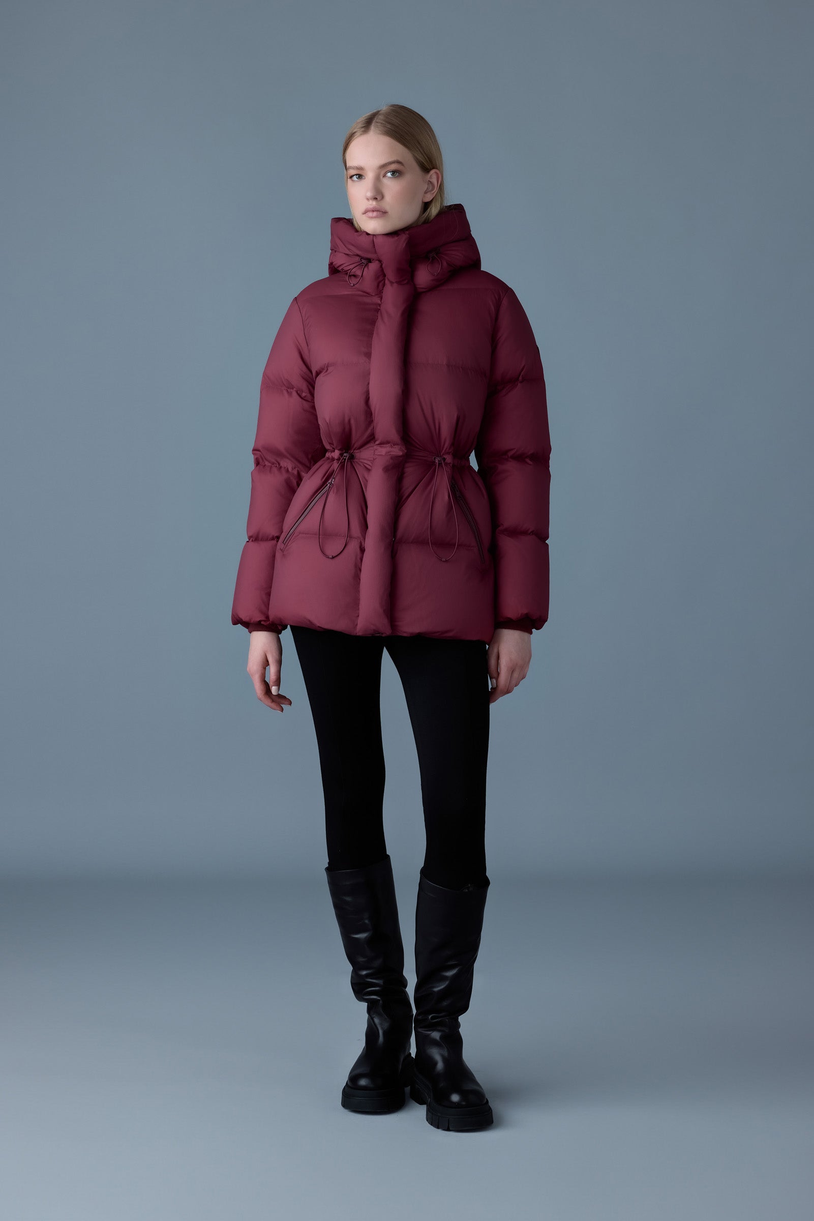 Freya-SW, softwash crinkle down jacket | Mackage® Canada