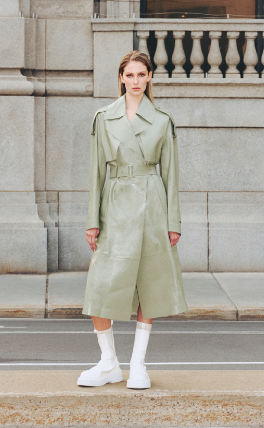 Mackage odel top trench coat