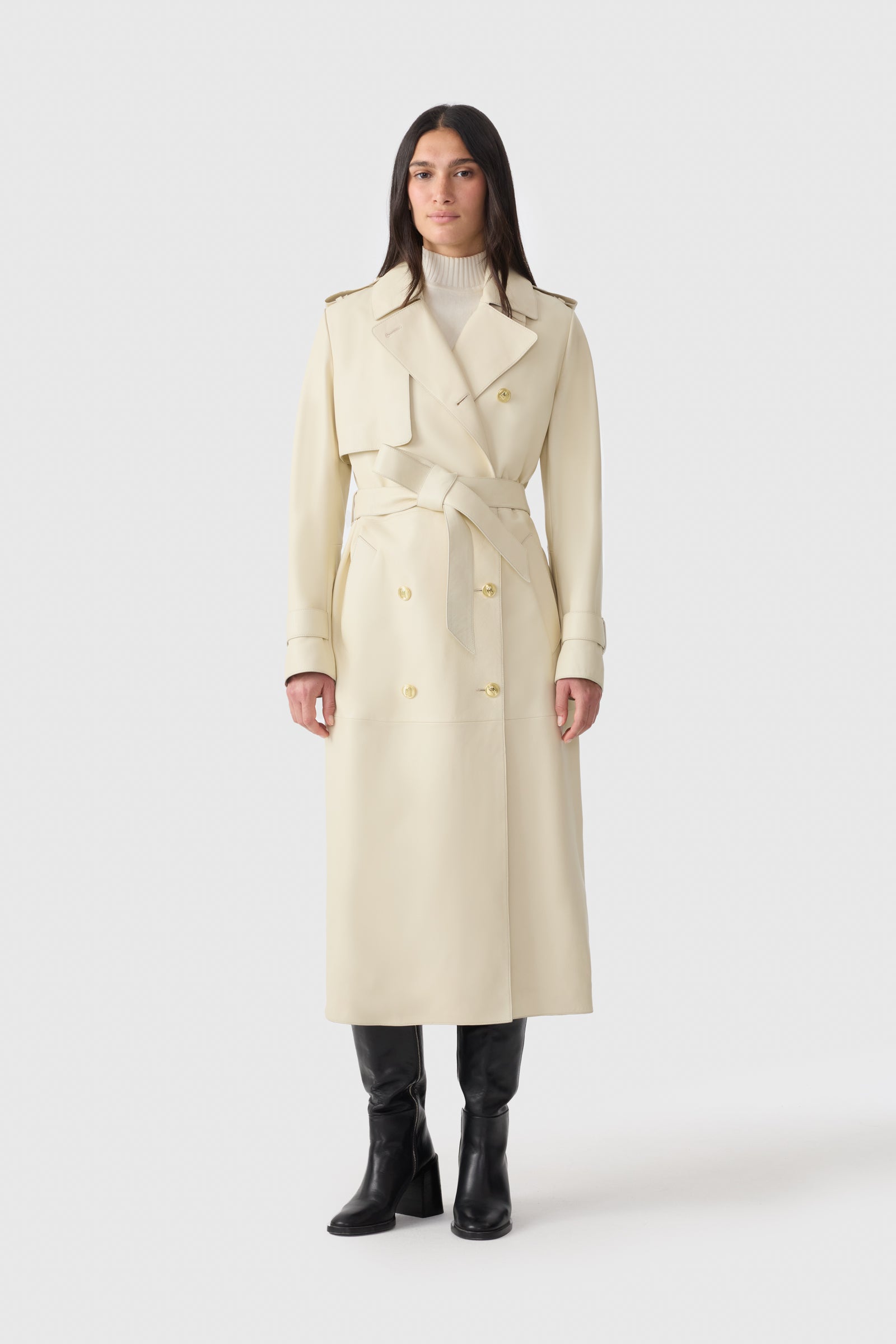 GAEL-V Double-Breasted Trench for Women | Mackage CA