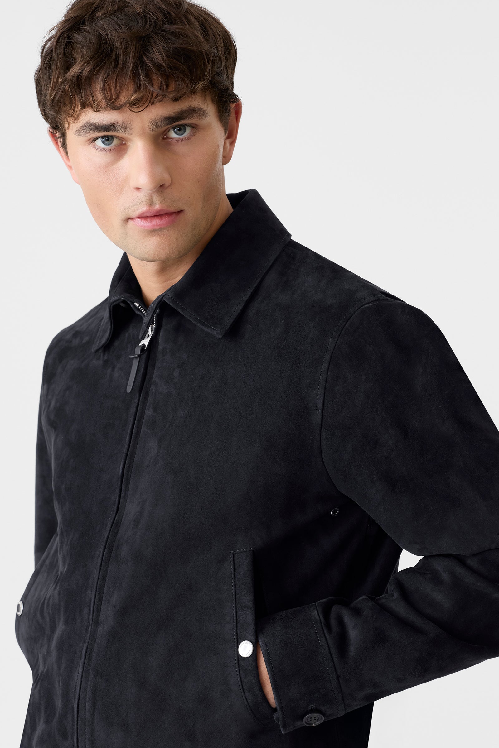 GIOVANNI-SU Suede Bomber Jacket for Men | Mackage® CA