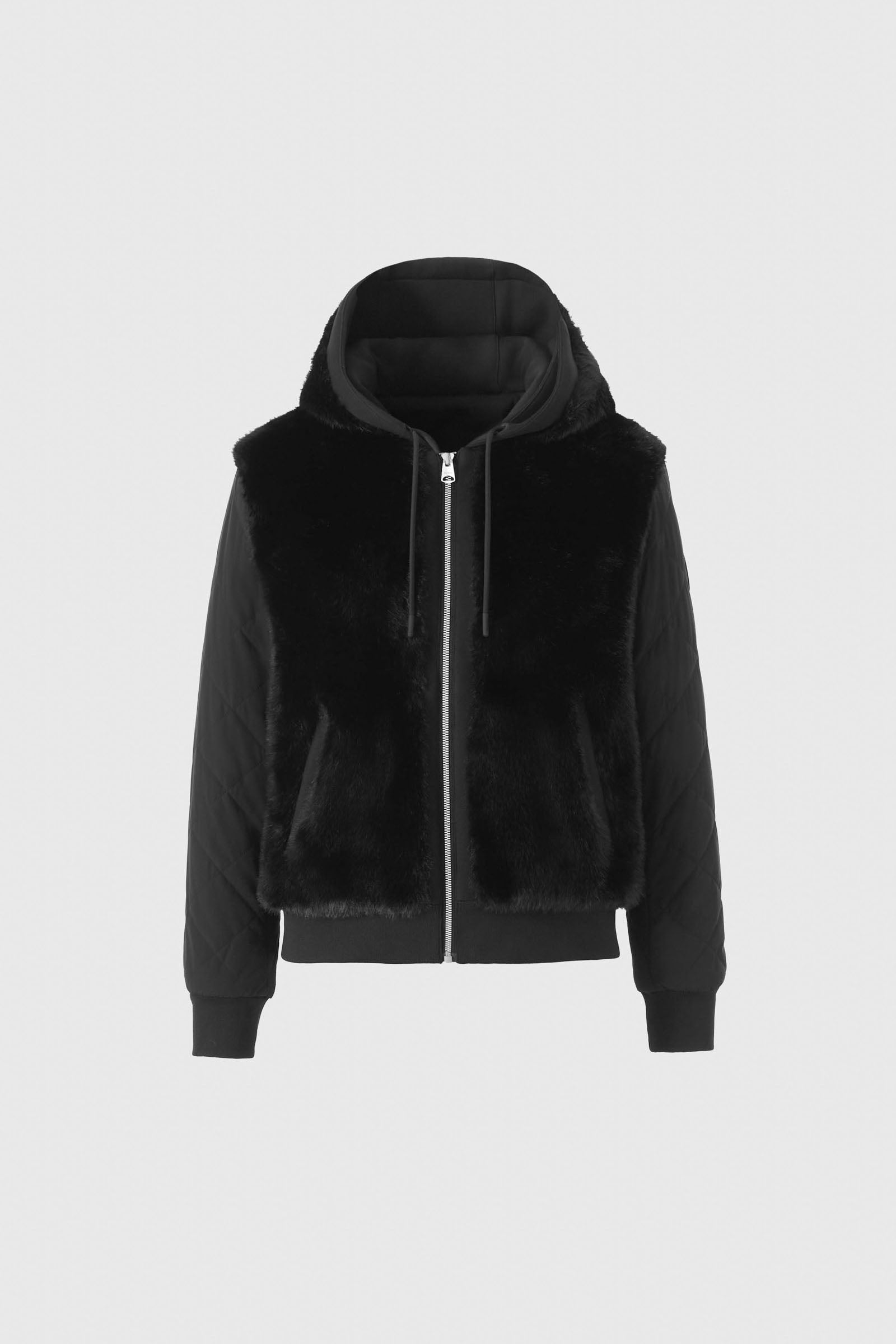 GWENDAL Reversible Faux Fur Hoodie for Women | Mackage® CA