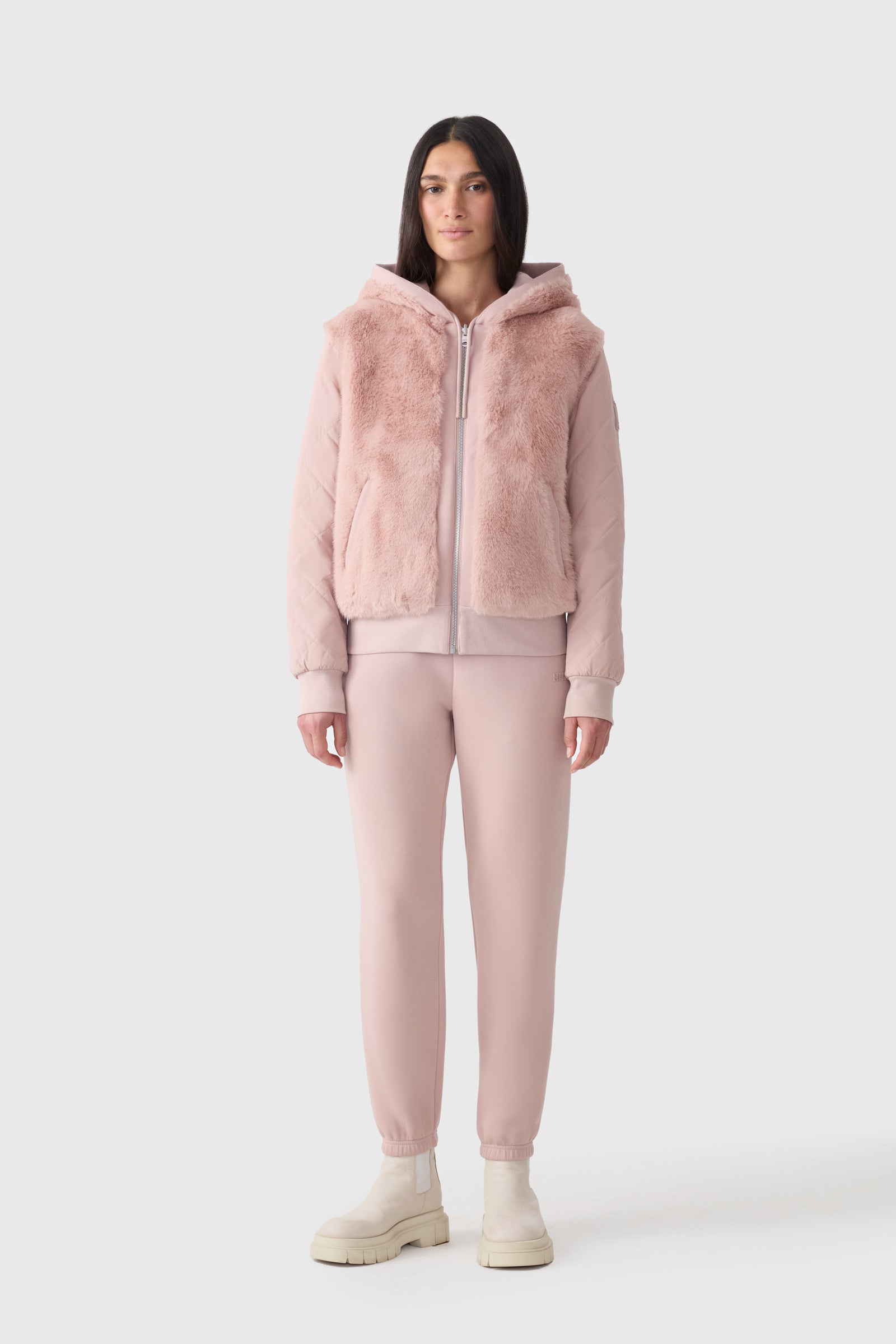GWENDAL Reversible Faux Fur Hoodie for Women | Mackage® CA