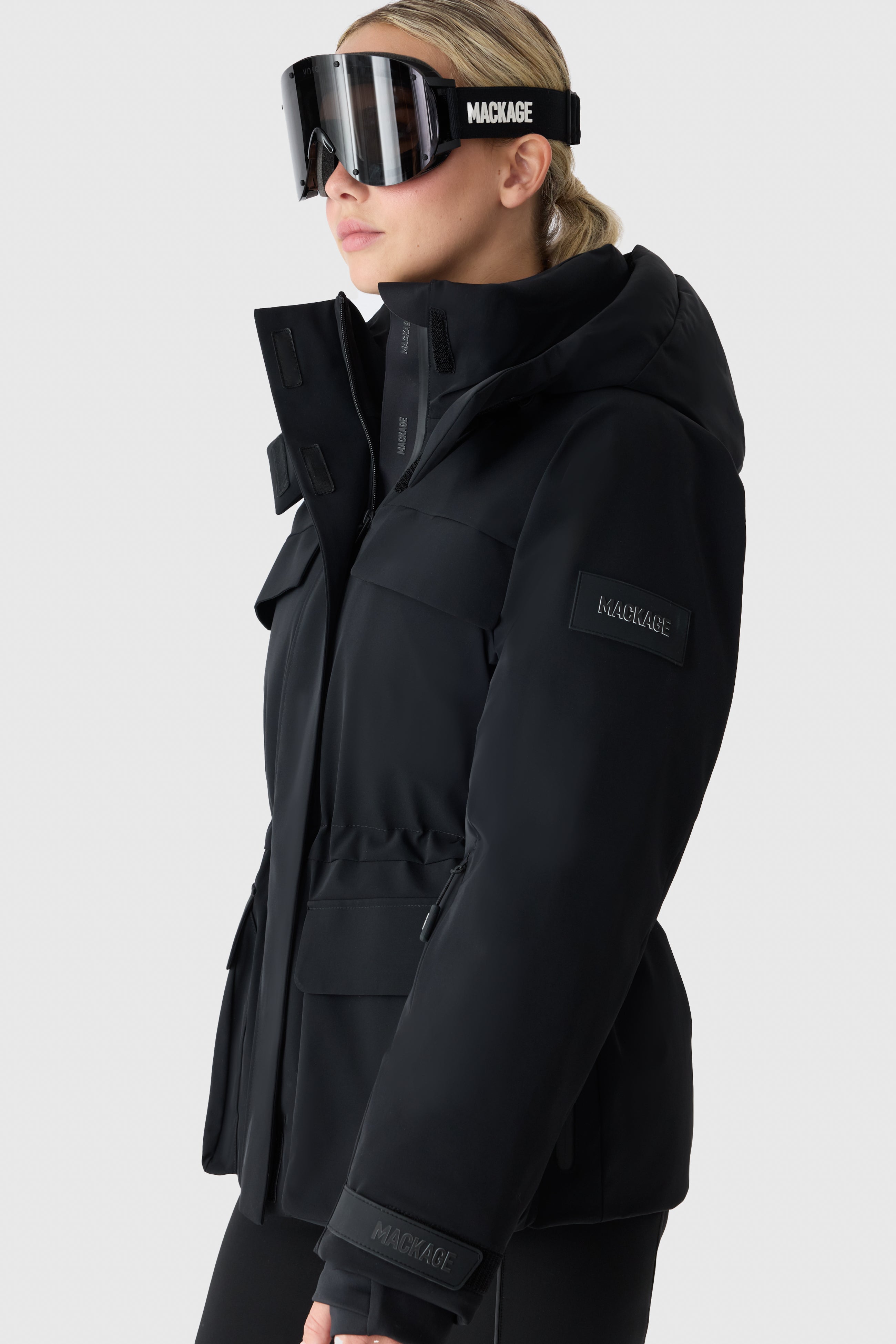 ICLYN-RZ Medium Down ski jacket - removable hood for Women