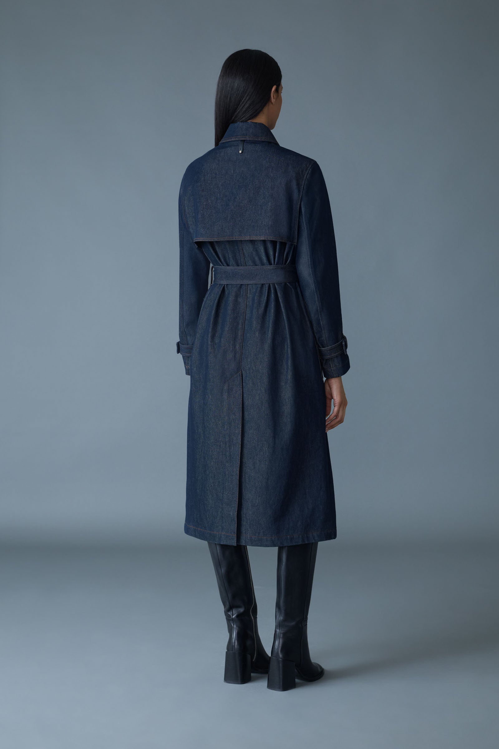 INDIA-DNM Cotton Trench Coat for Women | Mackage Canada
