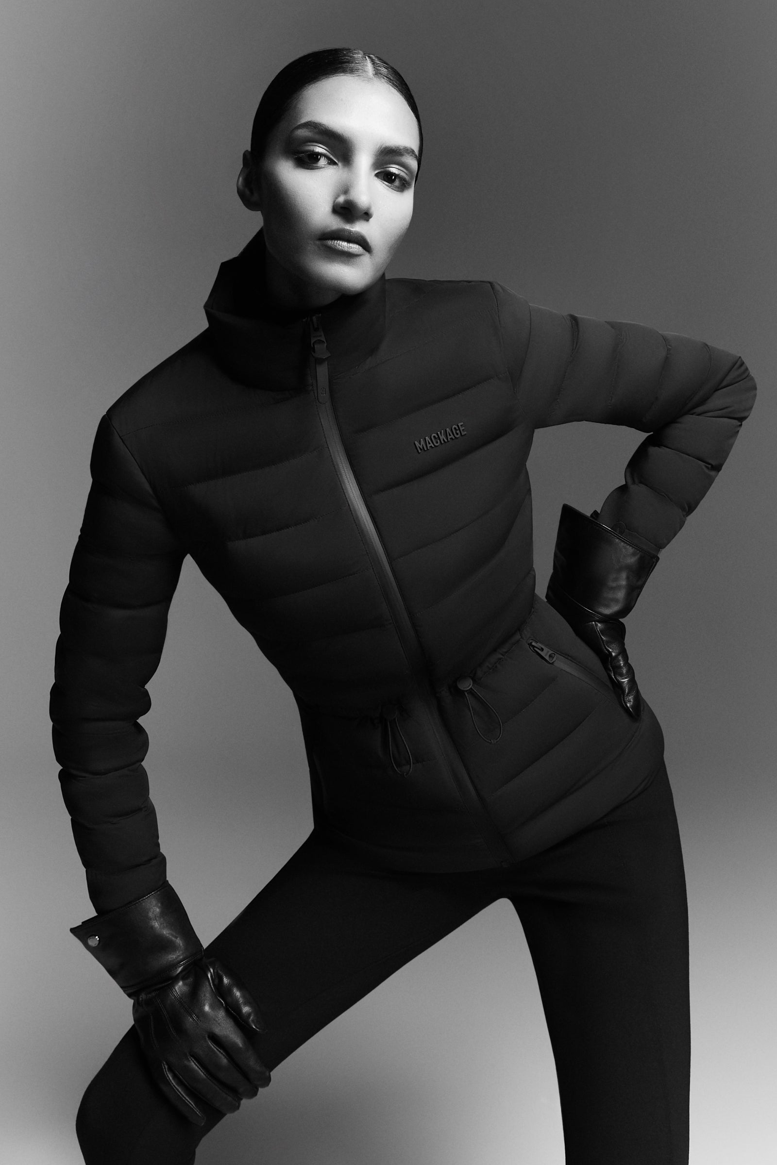 JACEY-CITY Light Down jacket with stand collar for Women | Mackage® CA