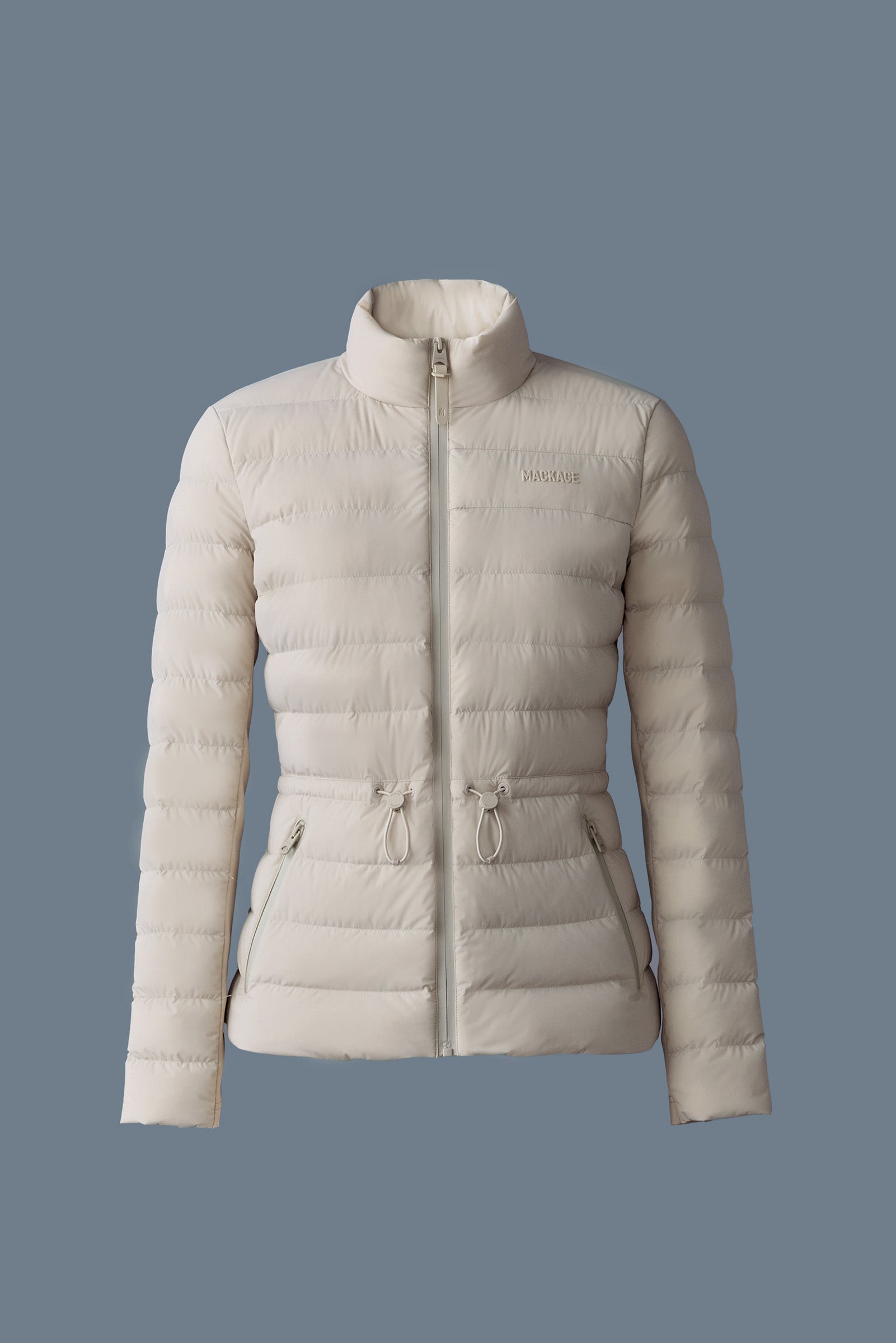 Jacey, Light down jacket with stand collar for ladies
