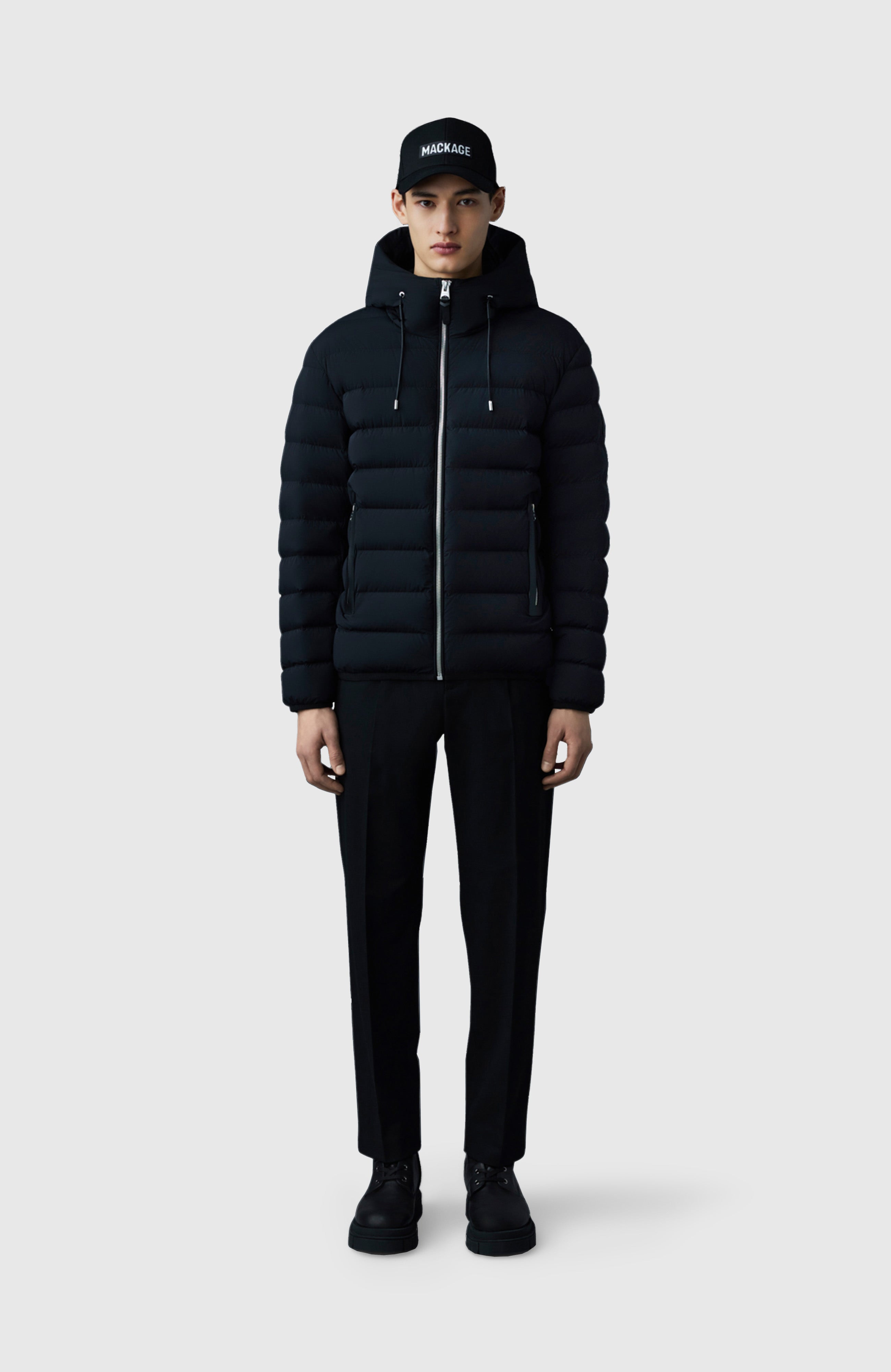 macha Jack-Z, Agile-360 stretch light down jacket with hood for