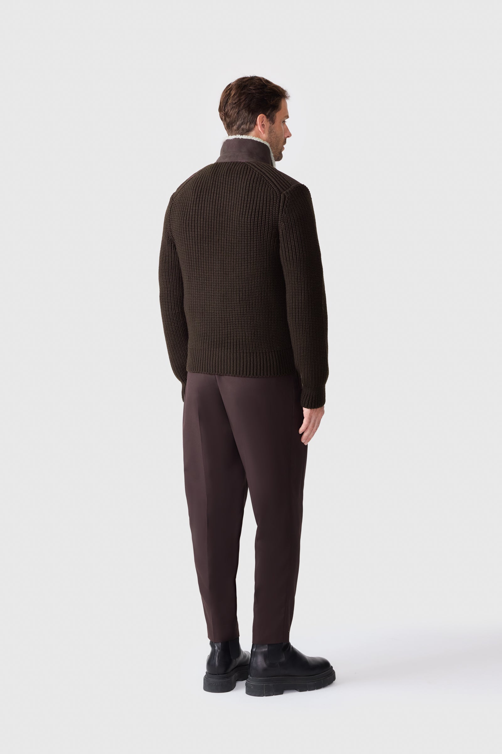 JONATHAN mixed-media shearling jacket for Men | Mackage® CA