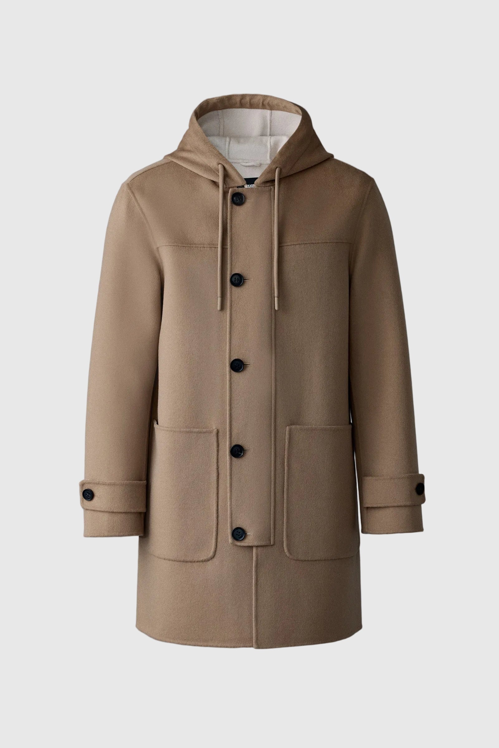 Joshua, Double-Face wool long coat | Mackage® Canada
