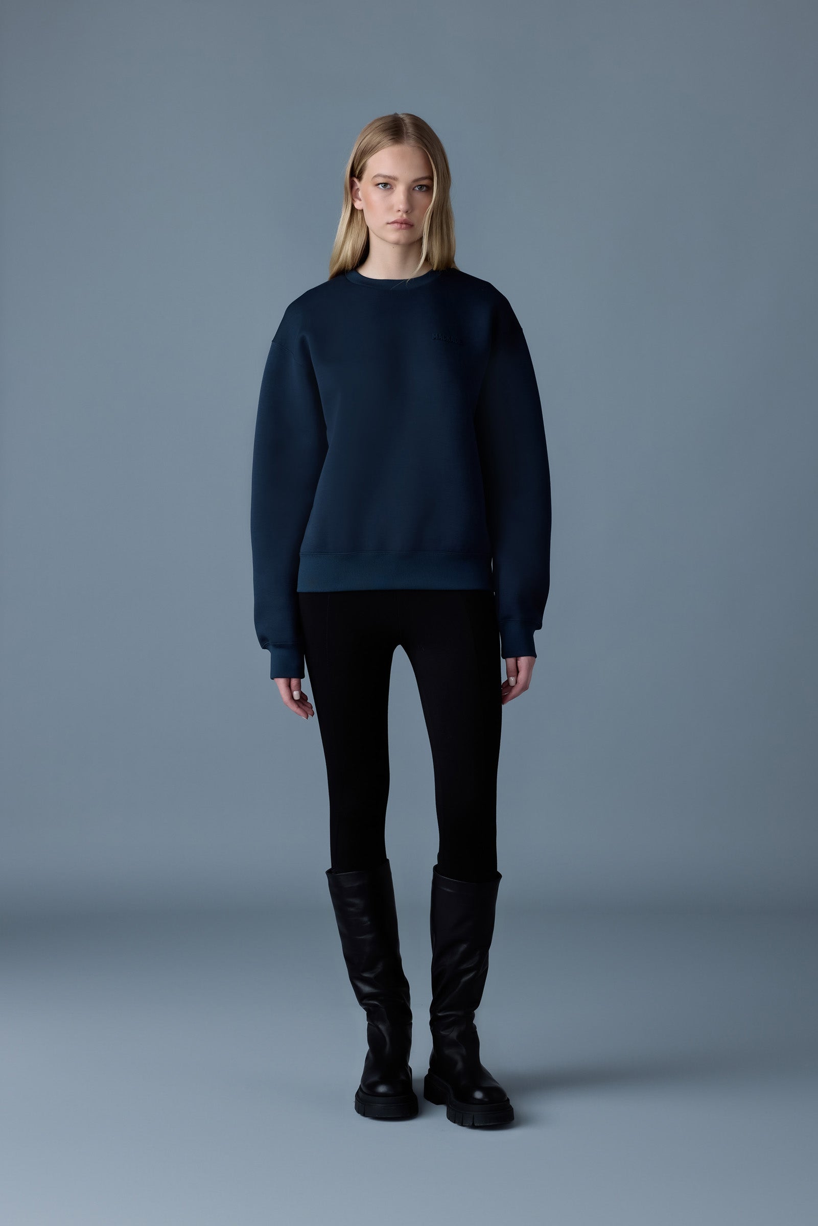 Julian, Double-Face jersey sweatshirt | Mackage® Canada