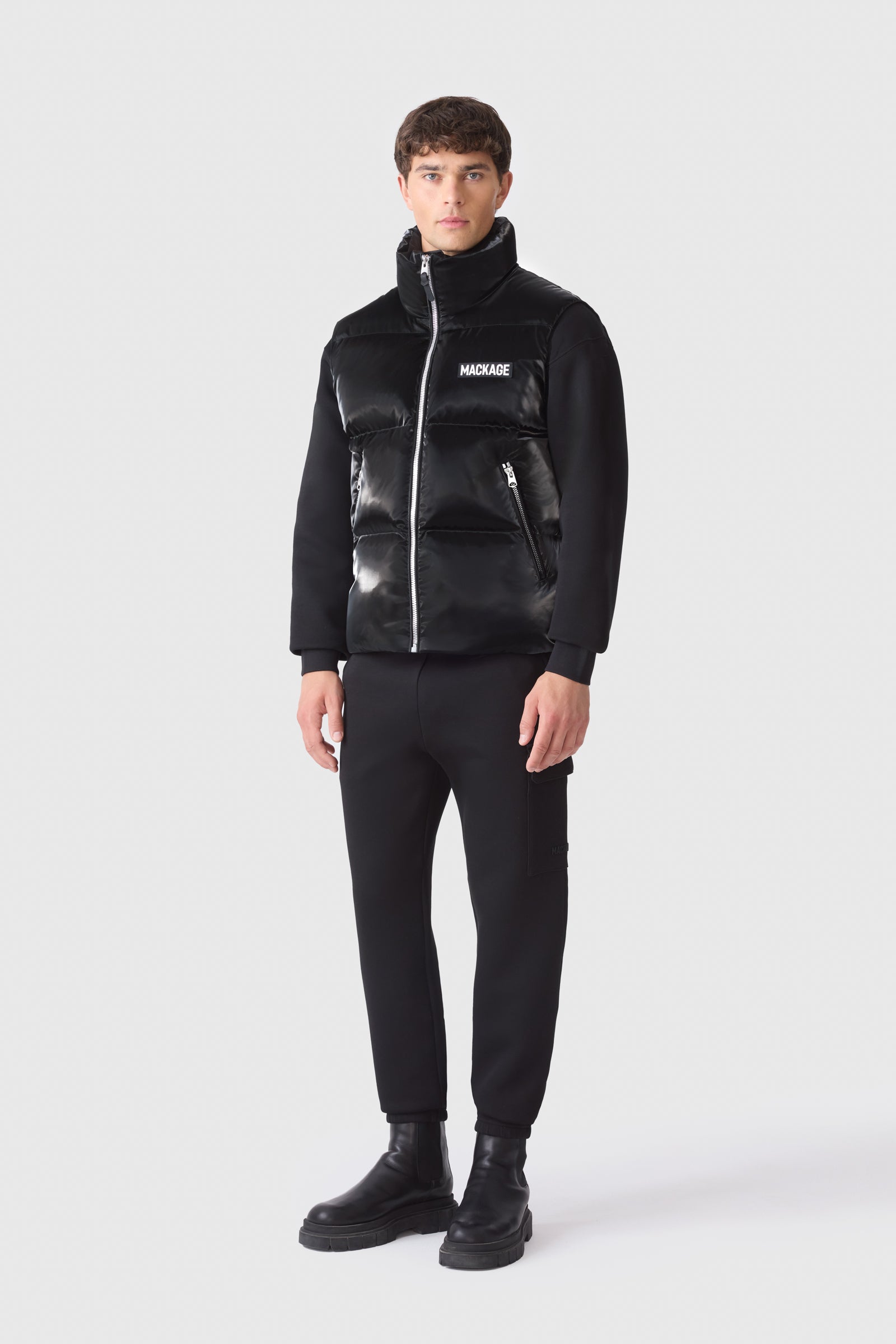 KANE-GLO High-Gloss Down Vest for Men | Mackage® CA