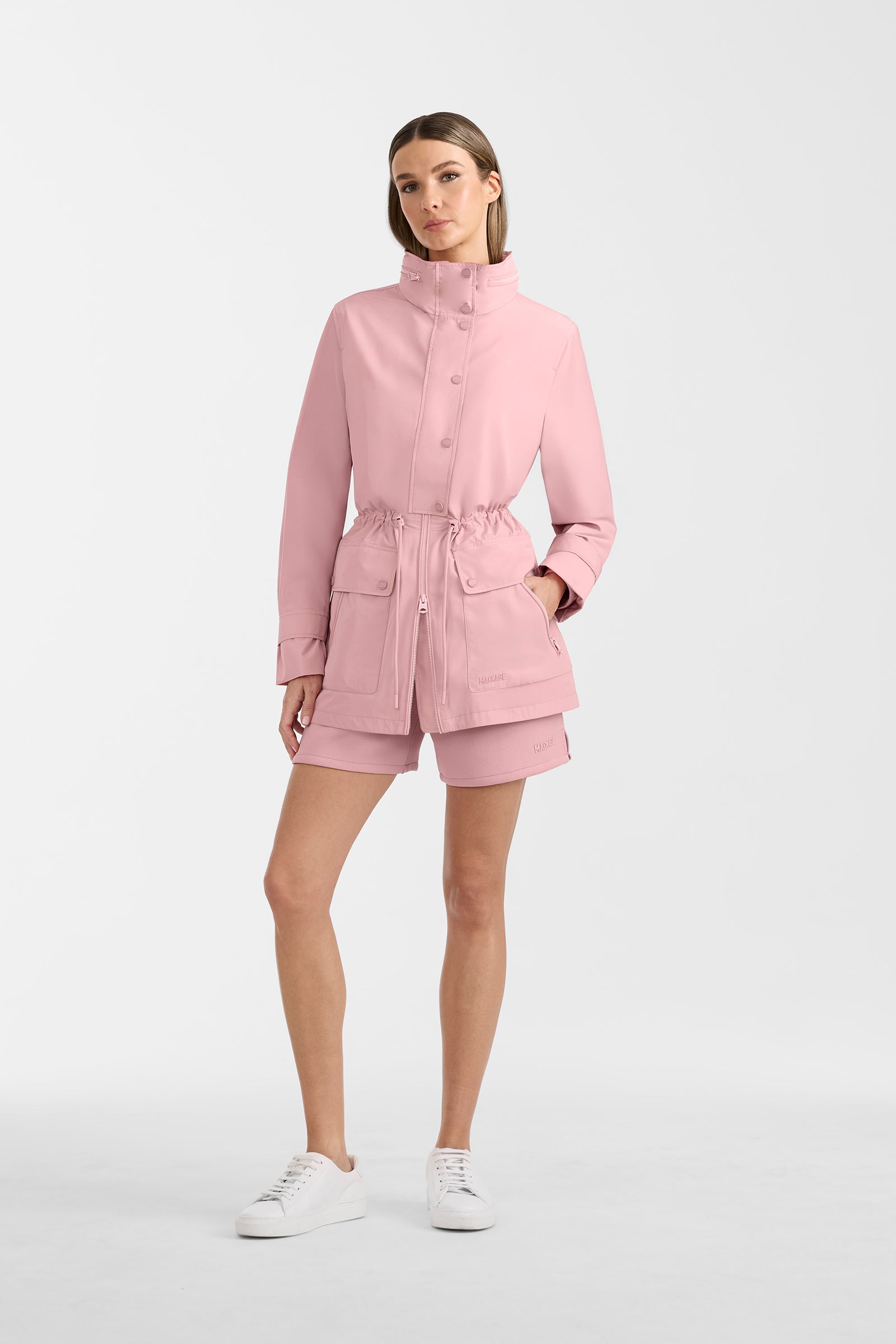 KERYN-Z Medium-Length Rain Jacket for Women | Mackage® CA