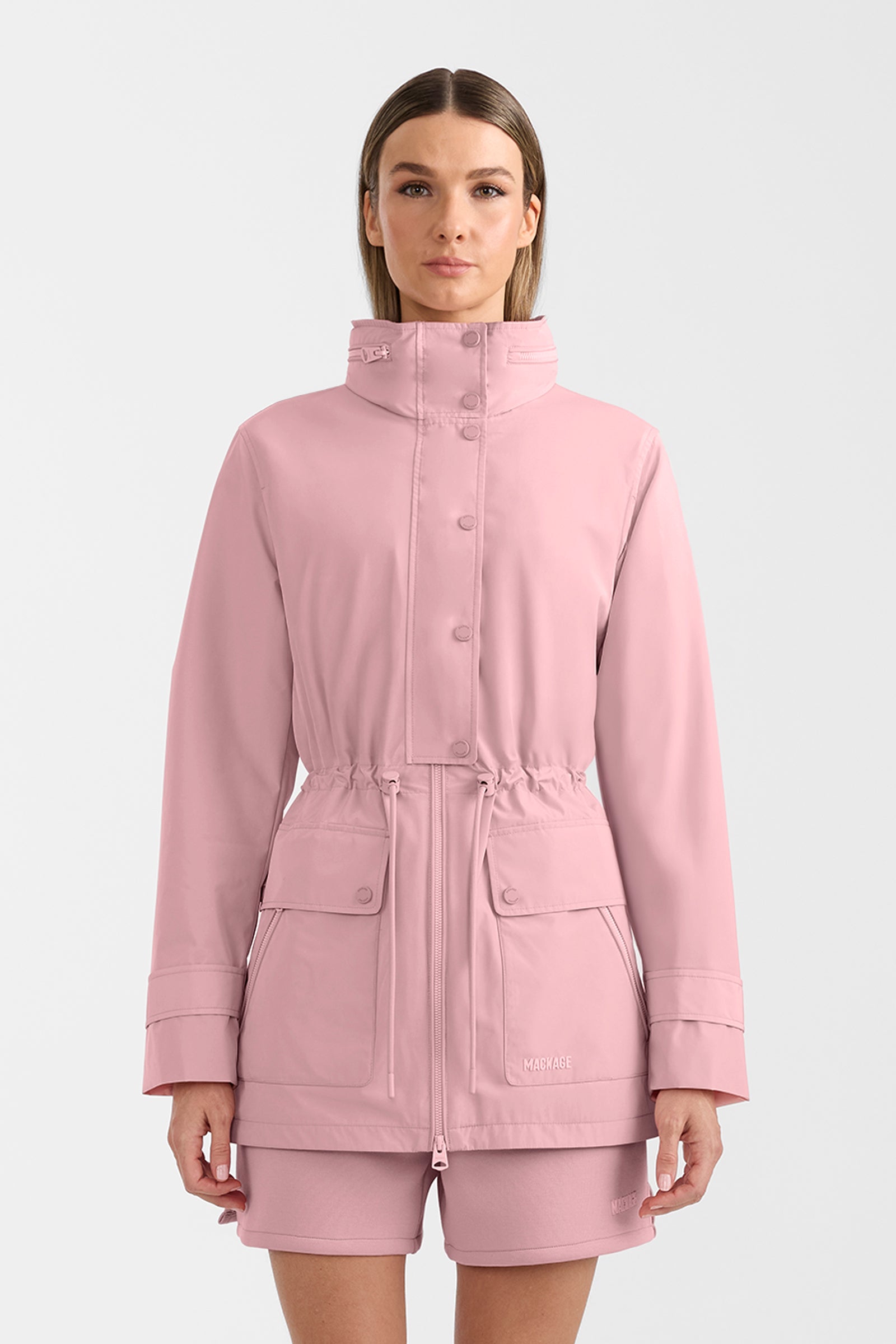 KERYN-Z Medium-Length Rain Jacket for Women | Mackage® CA