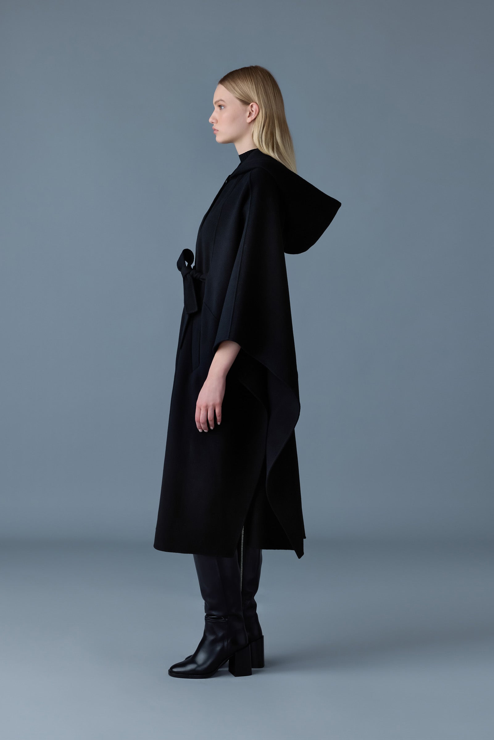 Kirstyn, double-face wool cape coat | Mackage® Canada