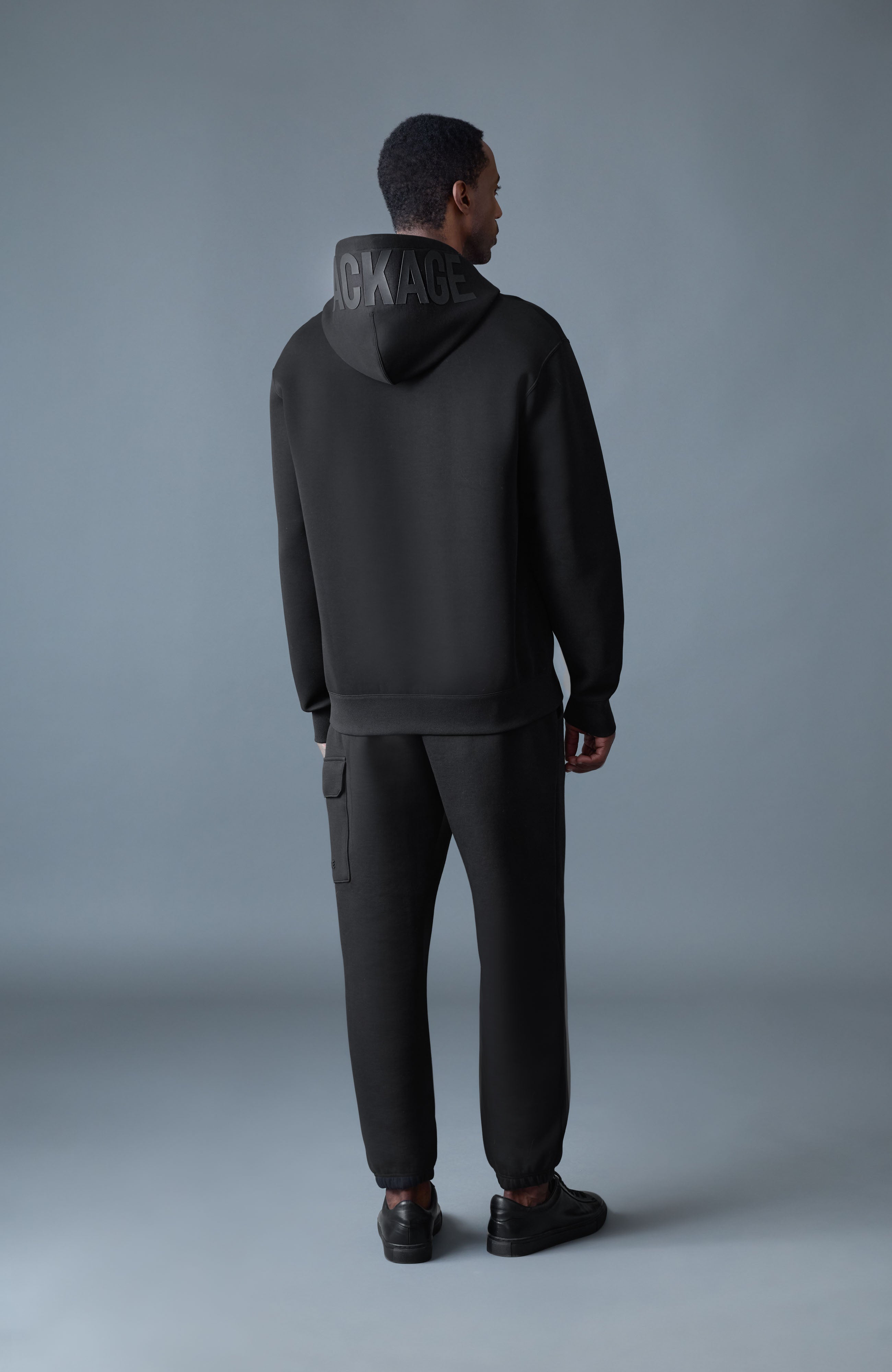KOLTON Double-Face Jersey Logo Hoodie for Men | Mackage® CA