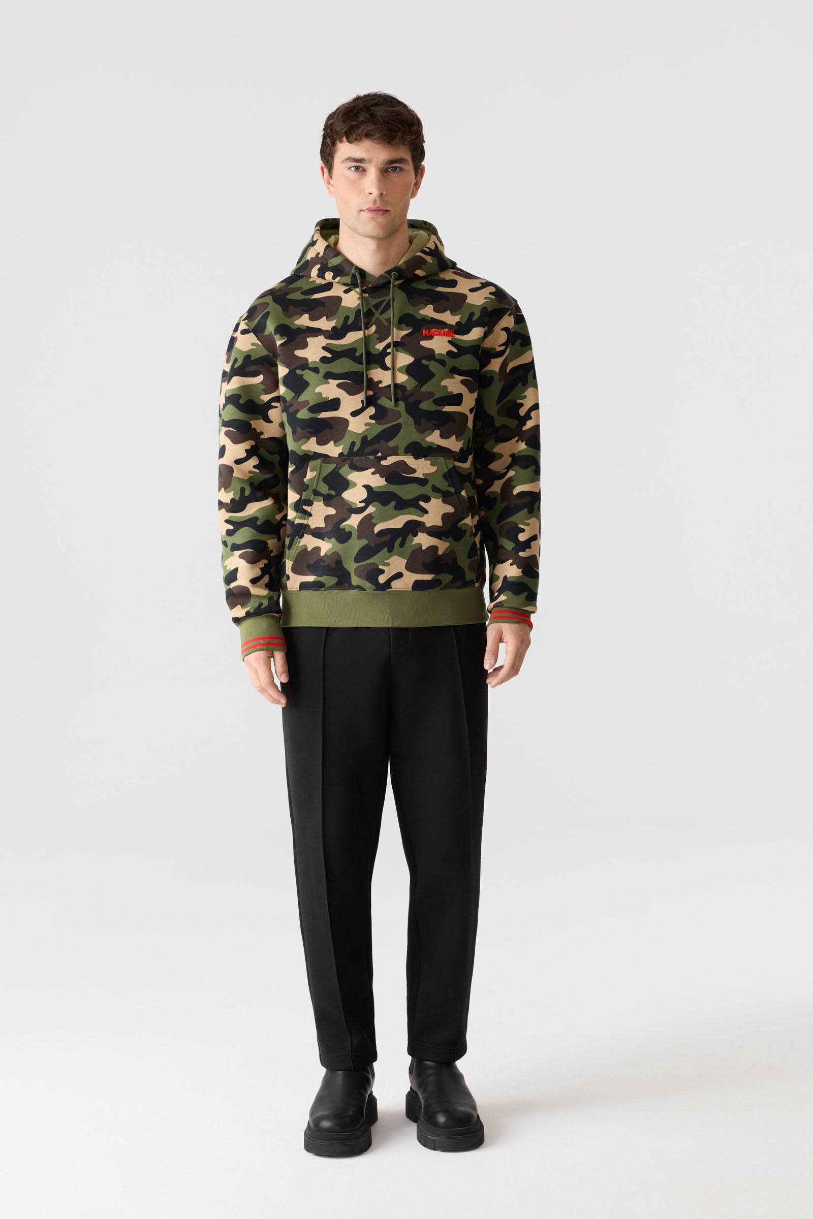 KRYSTIAN-CAMO Double-Face Jersey Hoodie for Men | Mackage® CA