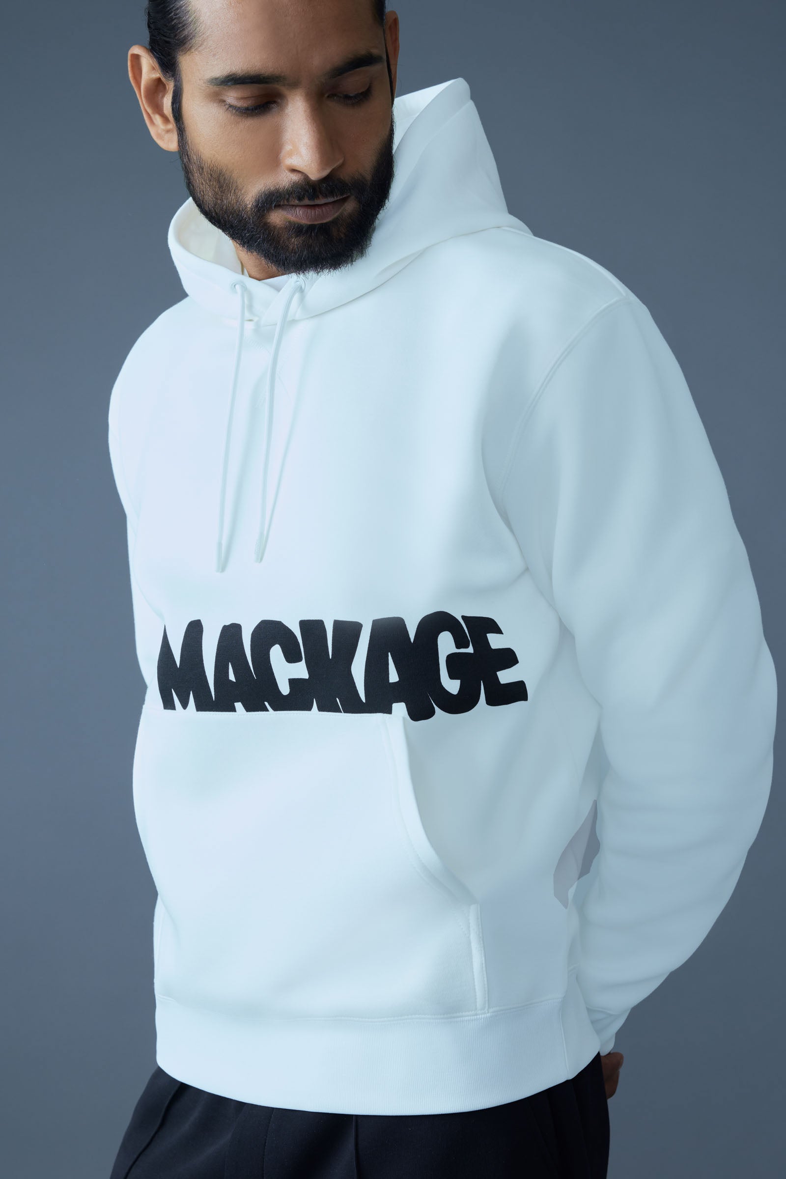 Krystian-PR - Double-Face Jersey Logo Hoodie | Mackage® CA
