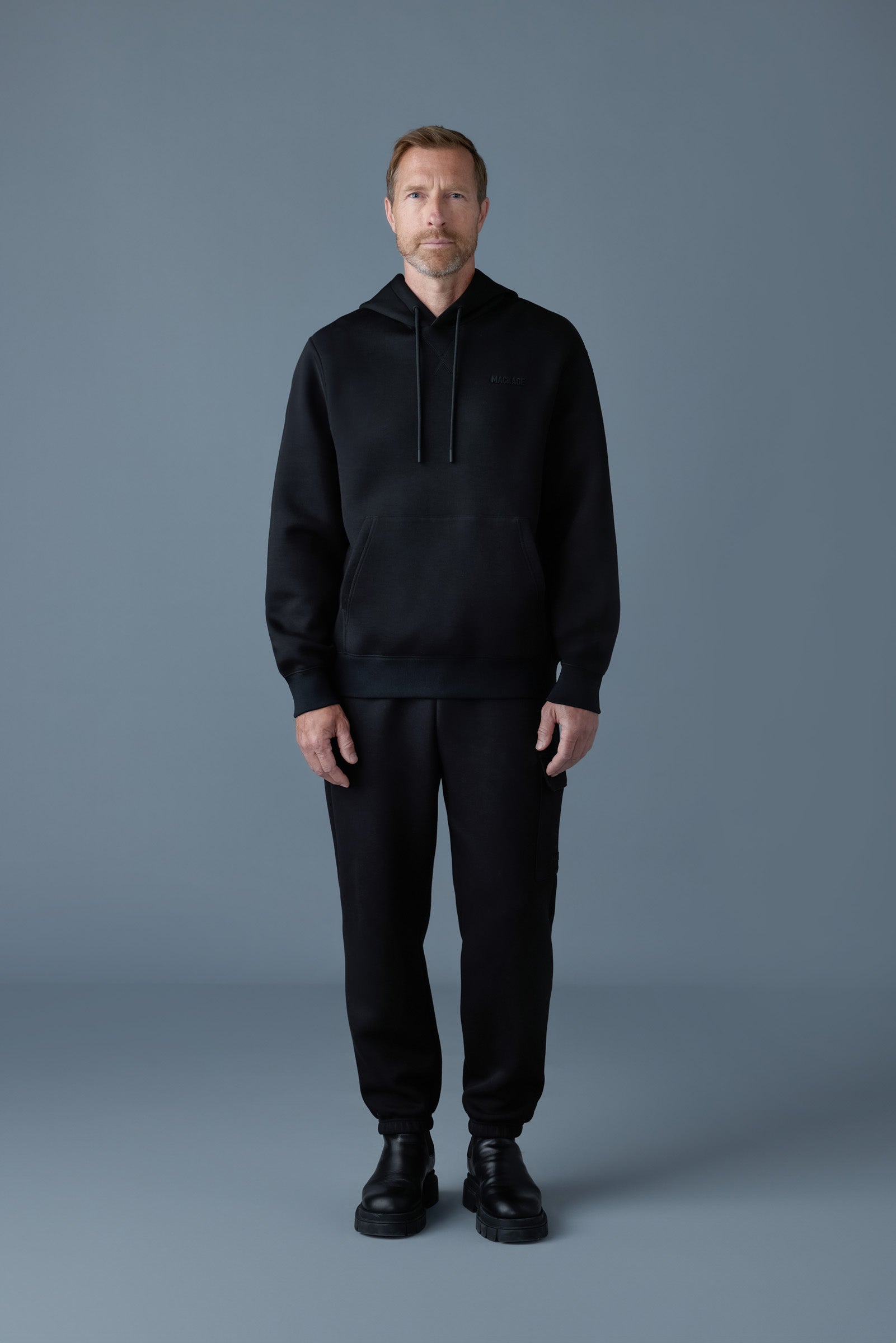 KRYSTIAN Double-Face Jersey Hoodie for Men | Mackage Canada