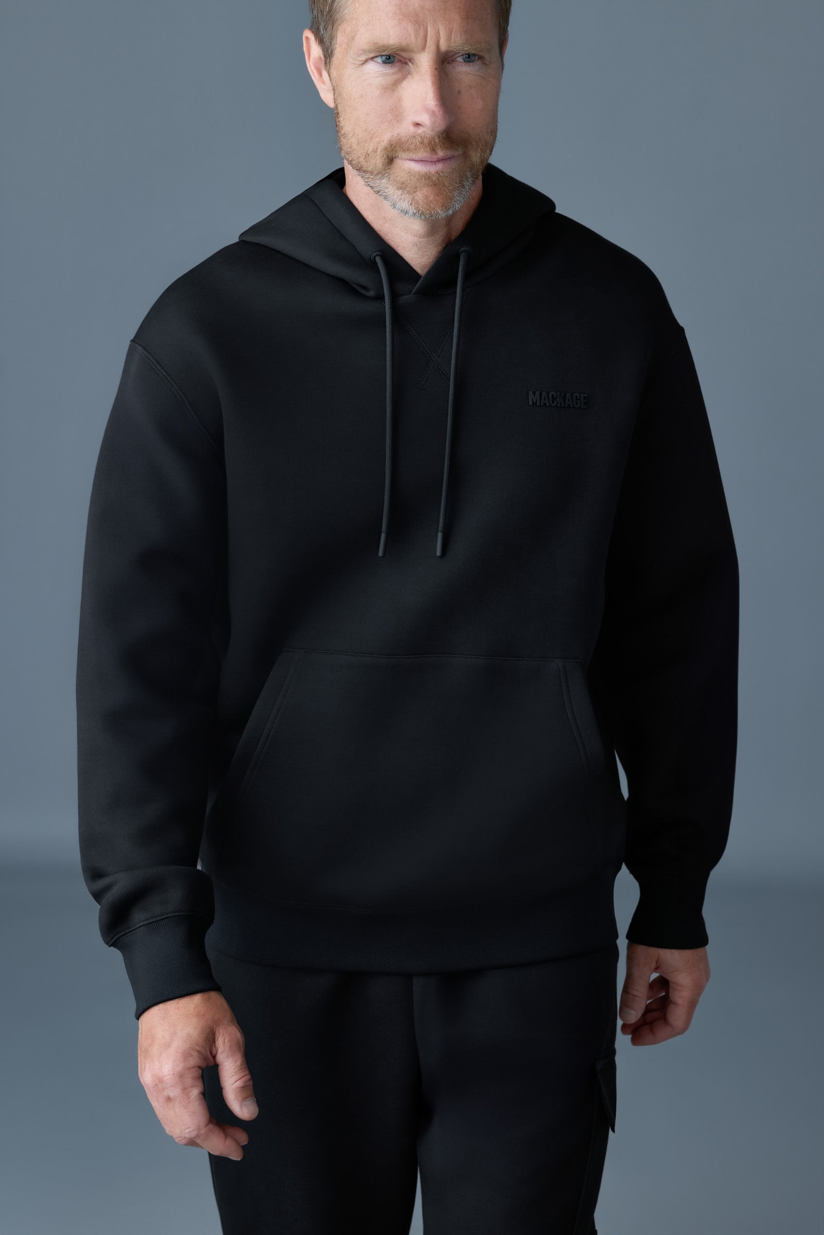 KRYSTIAN Double-Face Jersey Hoodie for Men | Mackage Canada