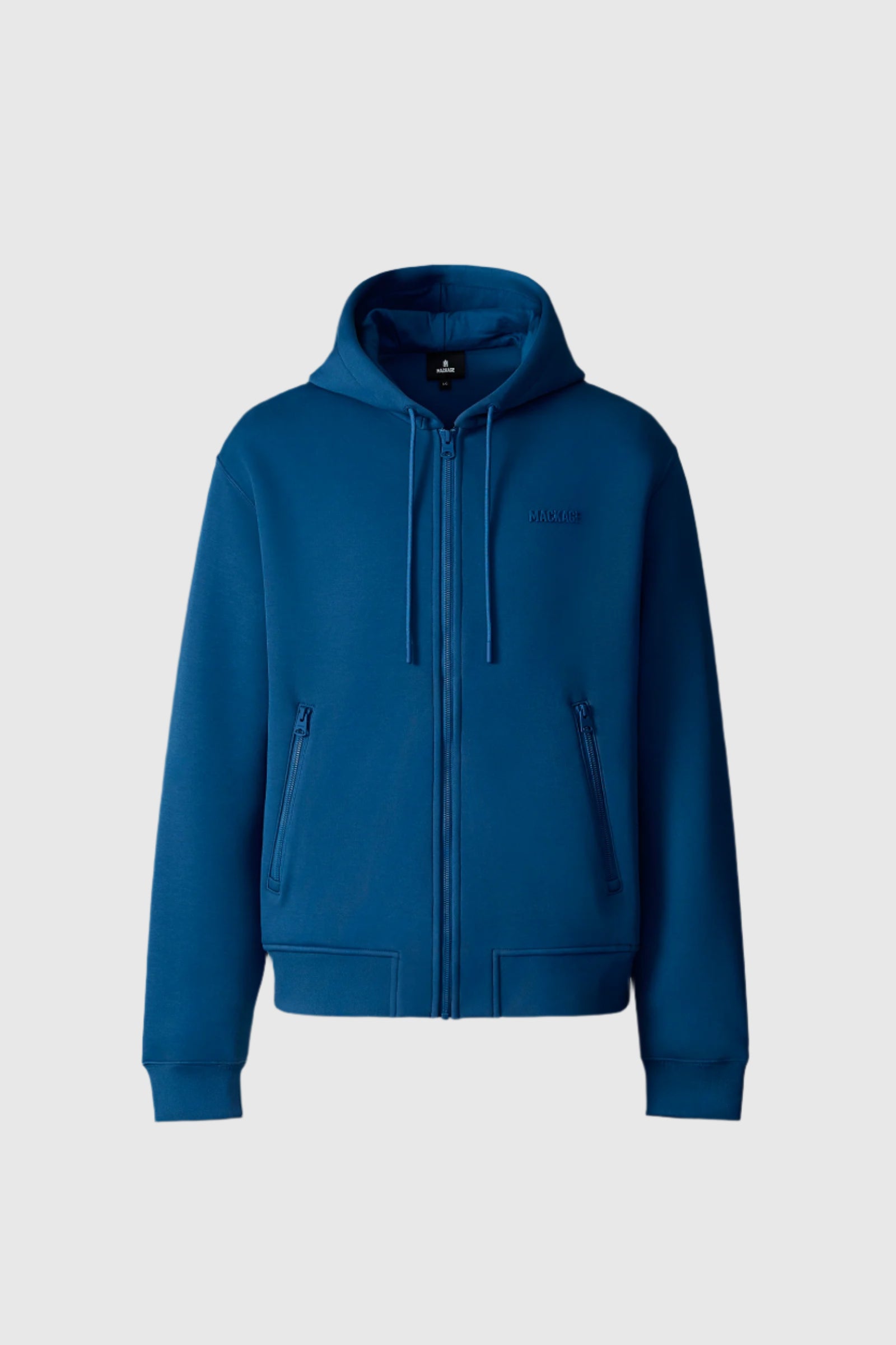 KRYSTOS double-face jersey zip-up hoodie for Men | Mackage® CA