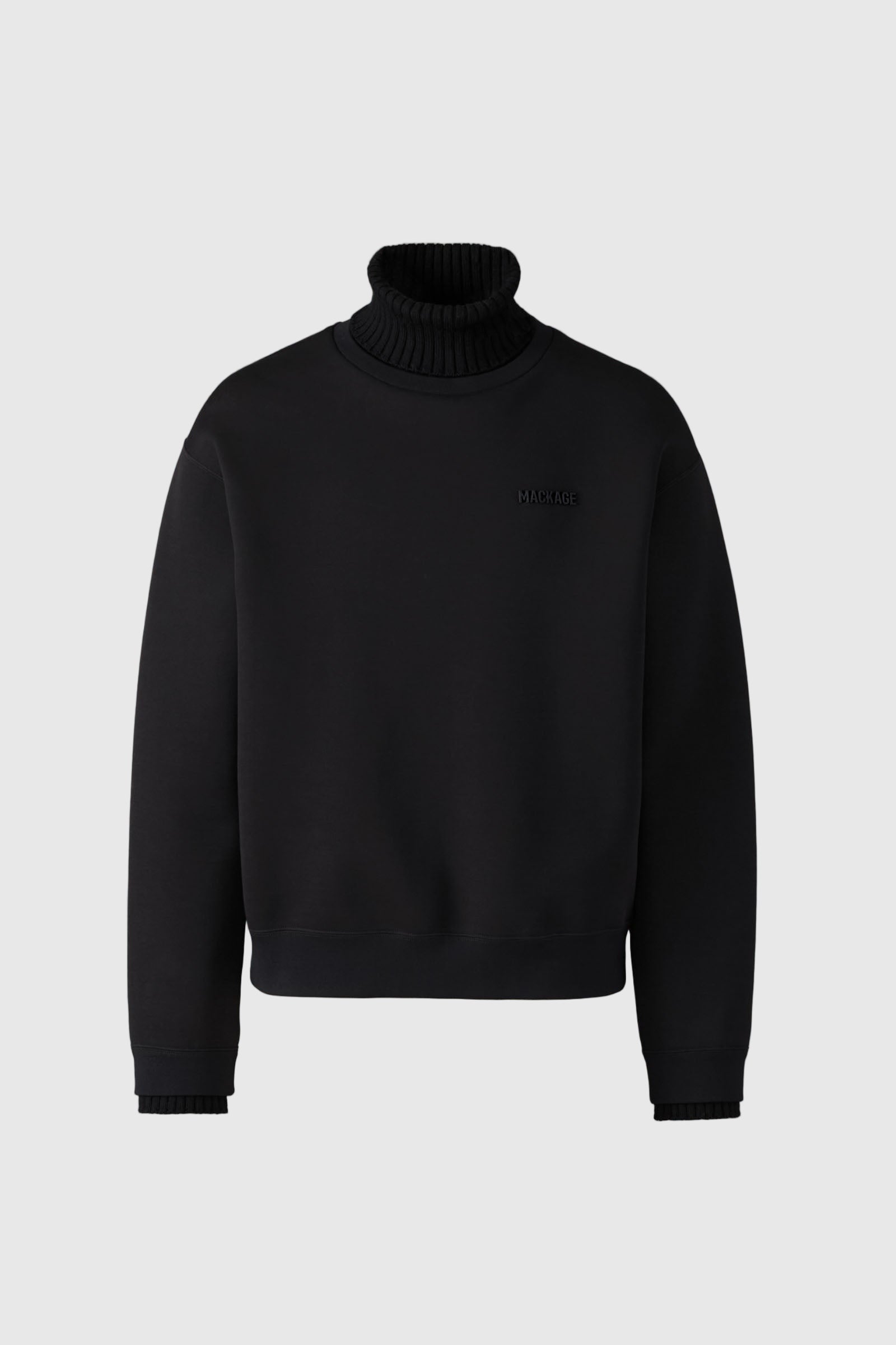 LEGEND Knit Cotton-Blend Turtleneck Sweater for Men | Mackage® CA