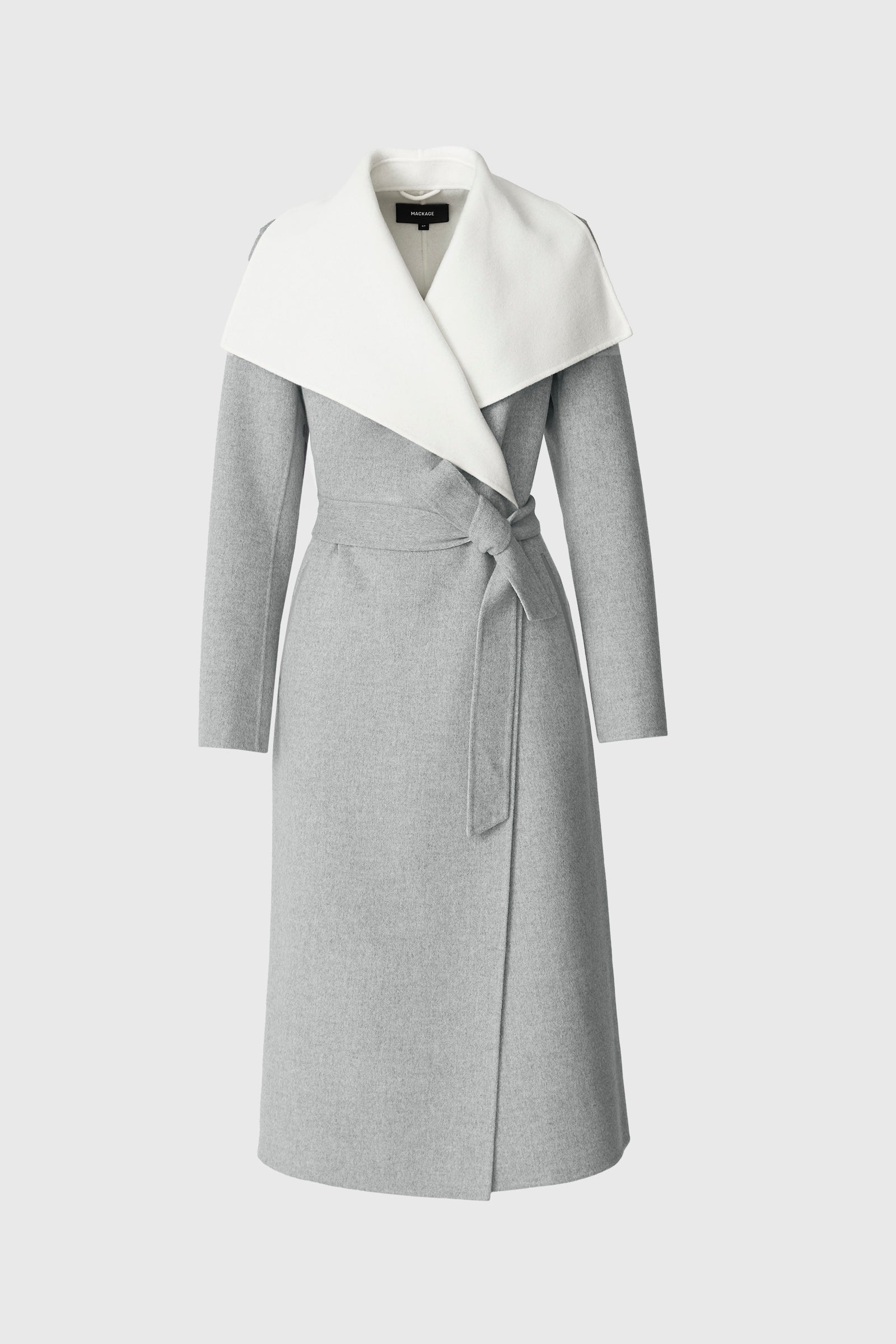 MAI Double-face wool wrap coat for Women | Mackage® CA