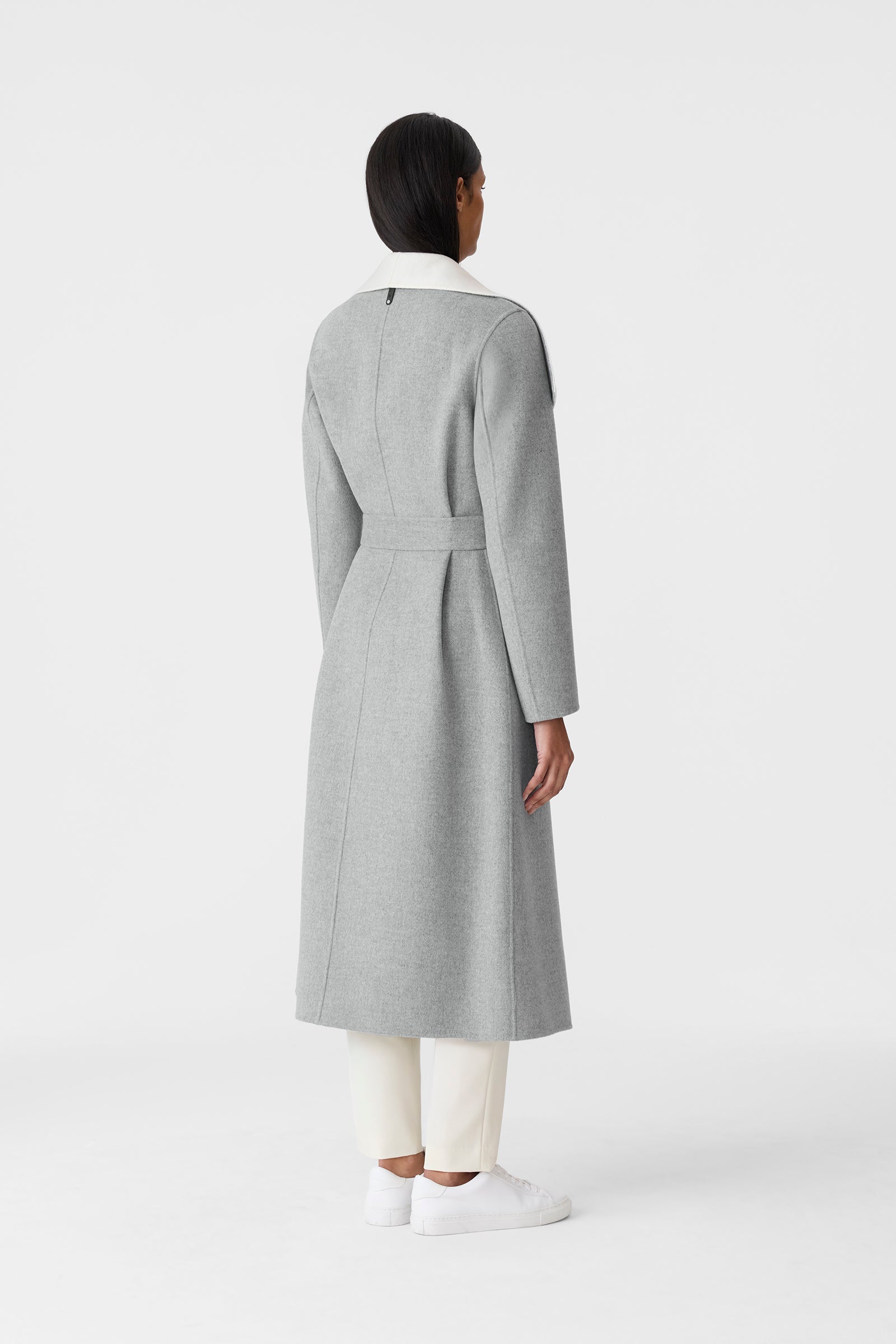 MAI Double-face wool wrap coat for Women | Mackage® CA