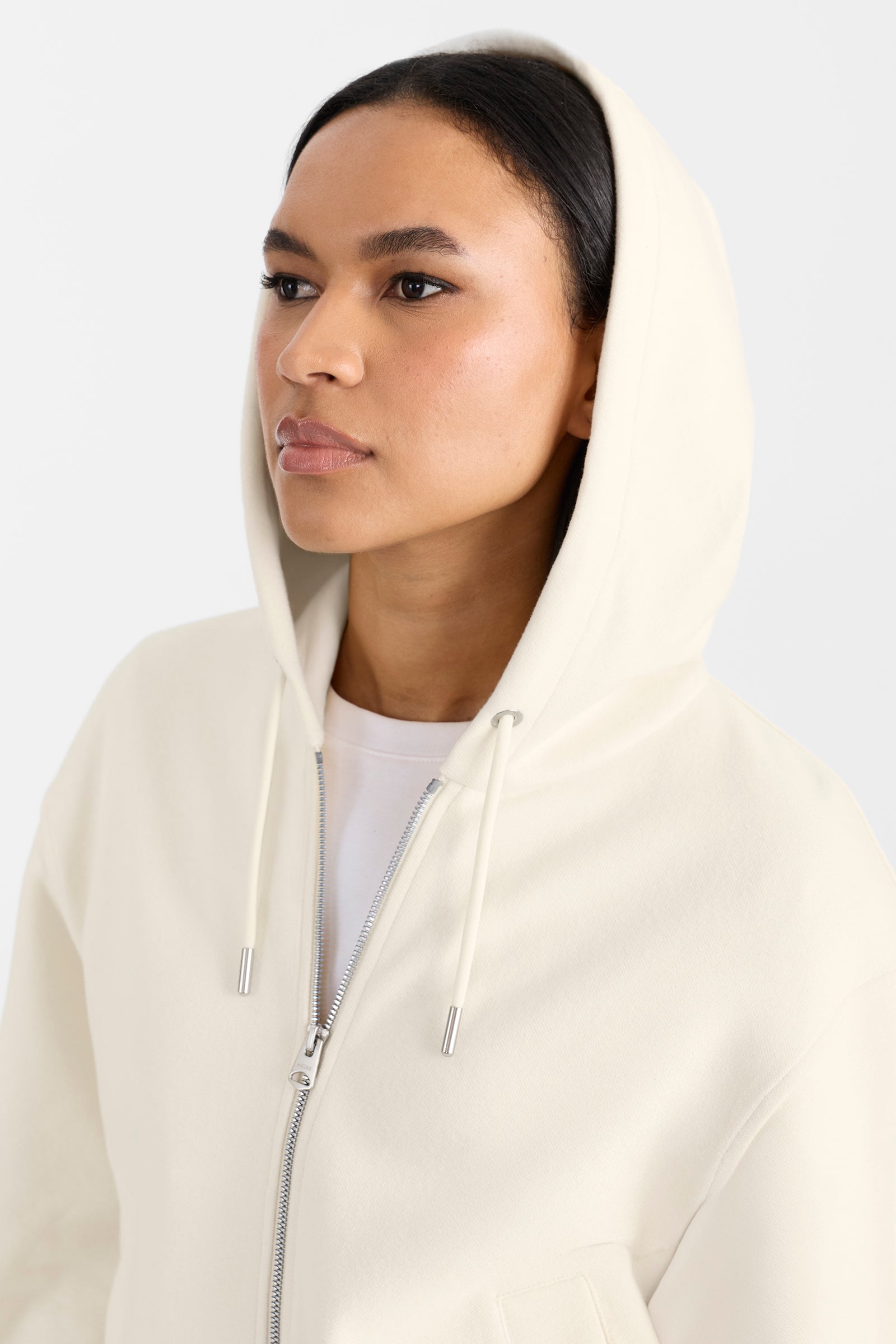 MATEA-K Brushed Knit Zip Hoodie for Women | Mackage® CA