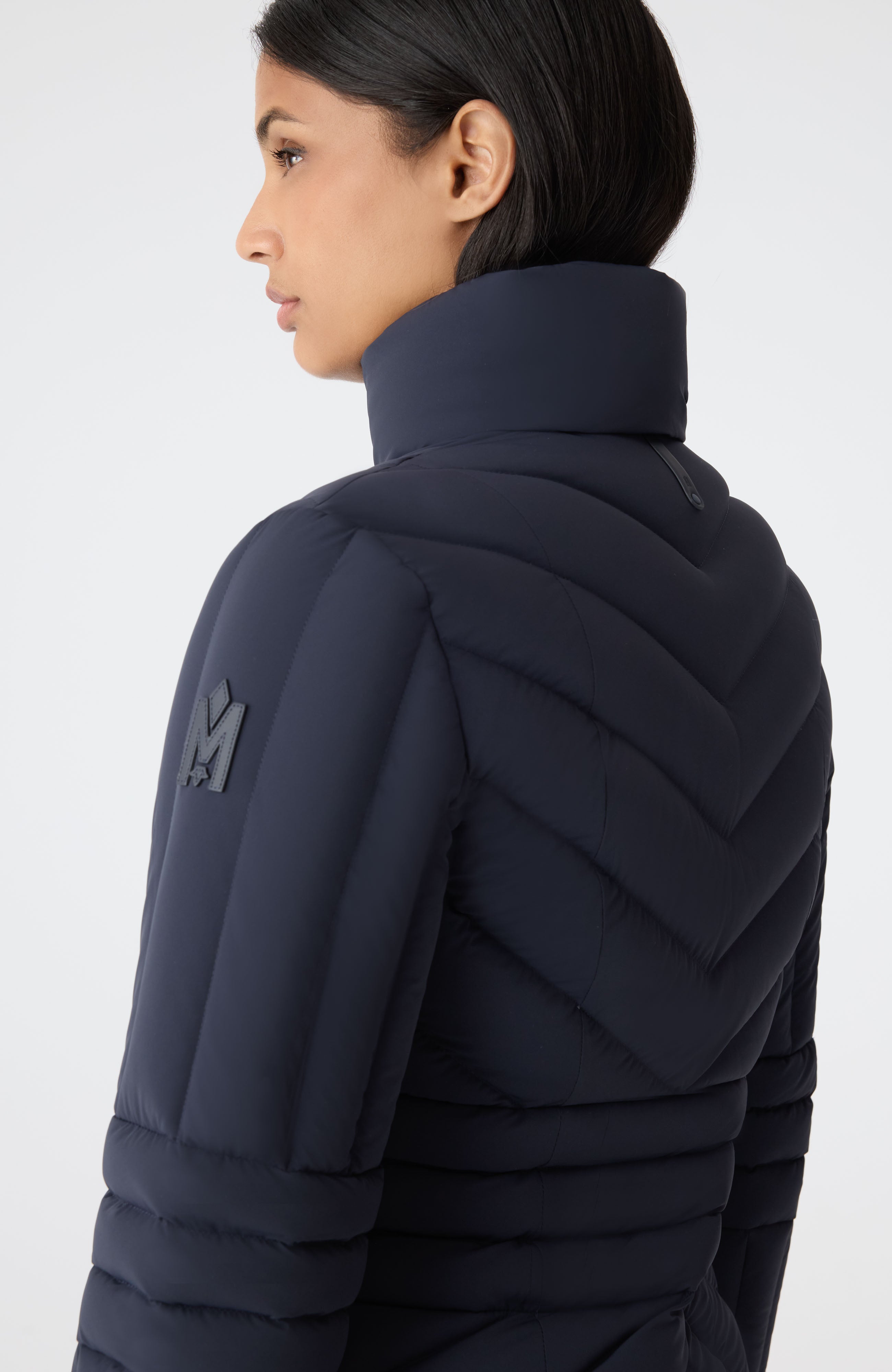 NADIA-NF Down Jacket With Storm Visor for Women | Mackage® CA