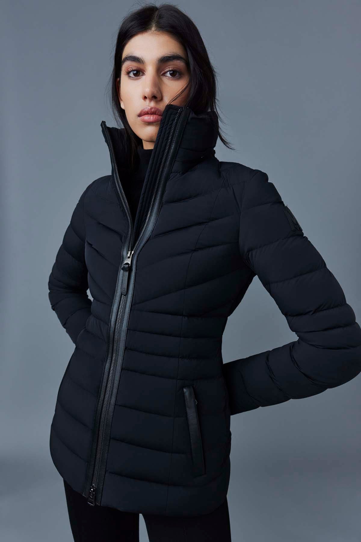 Patsy-F, Agile 360 down jacket with natural fur for ladies