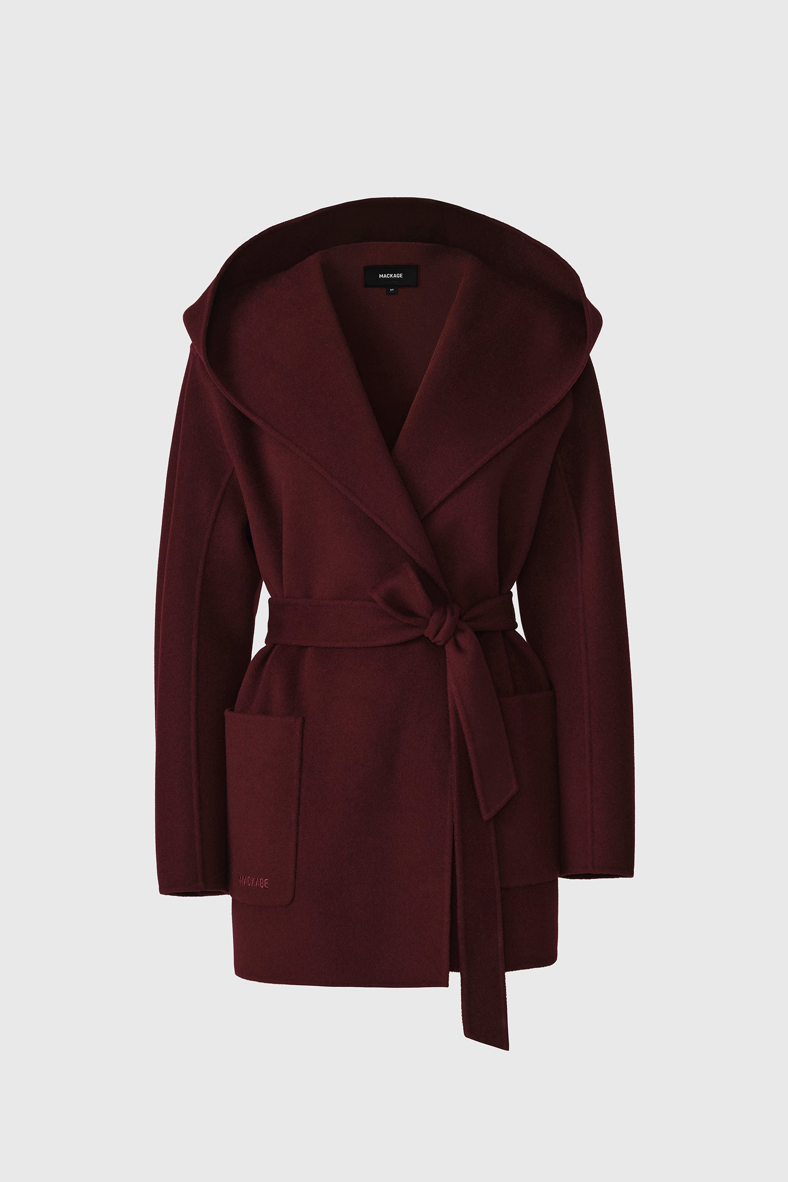 PAYA-Z Wool Wrap Coat With Sash Belt for Women | Mackage® CA